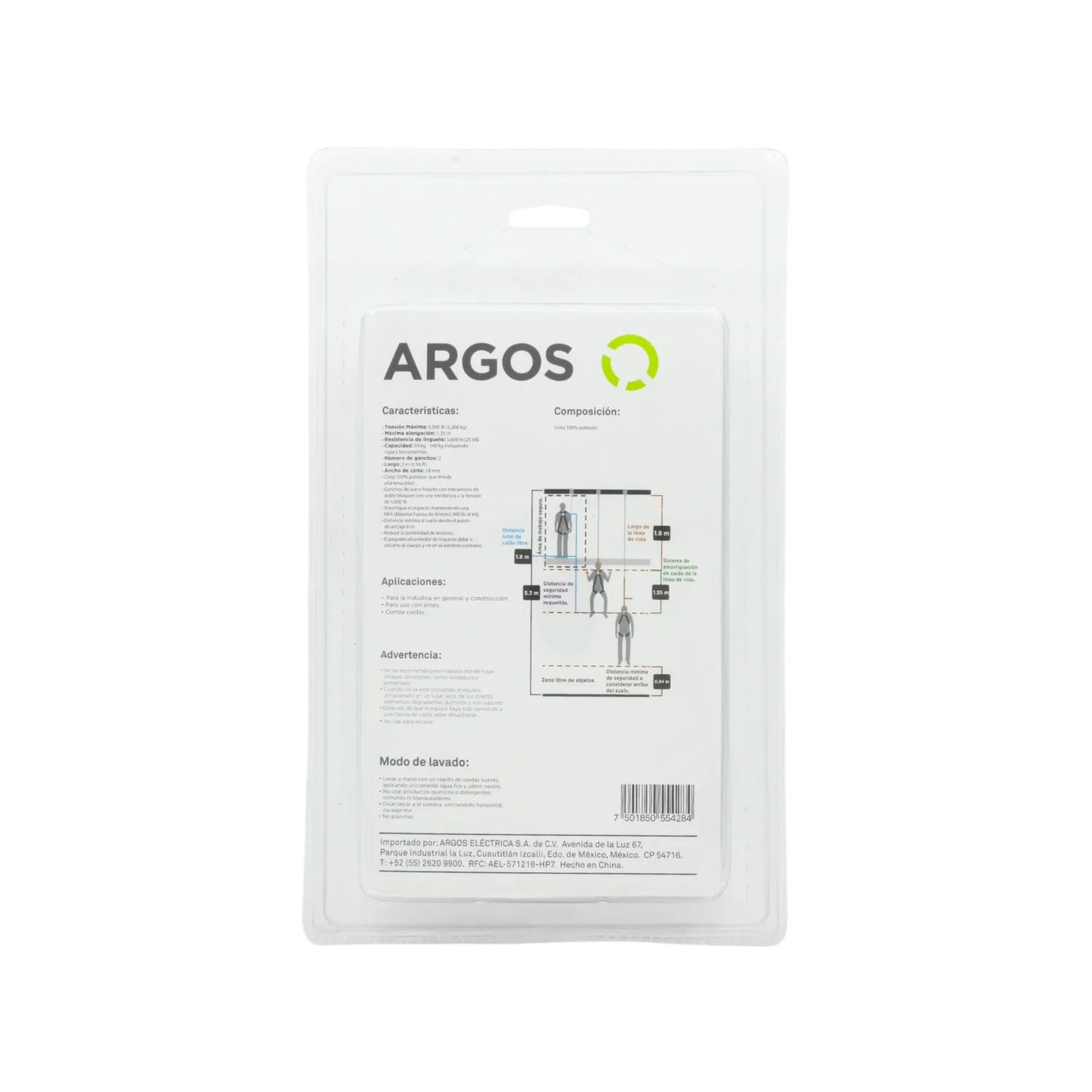 Cable de seguridad con amortiguador Argos 8730025