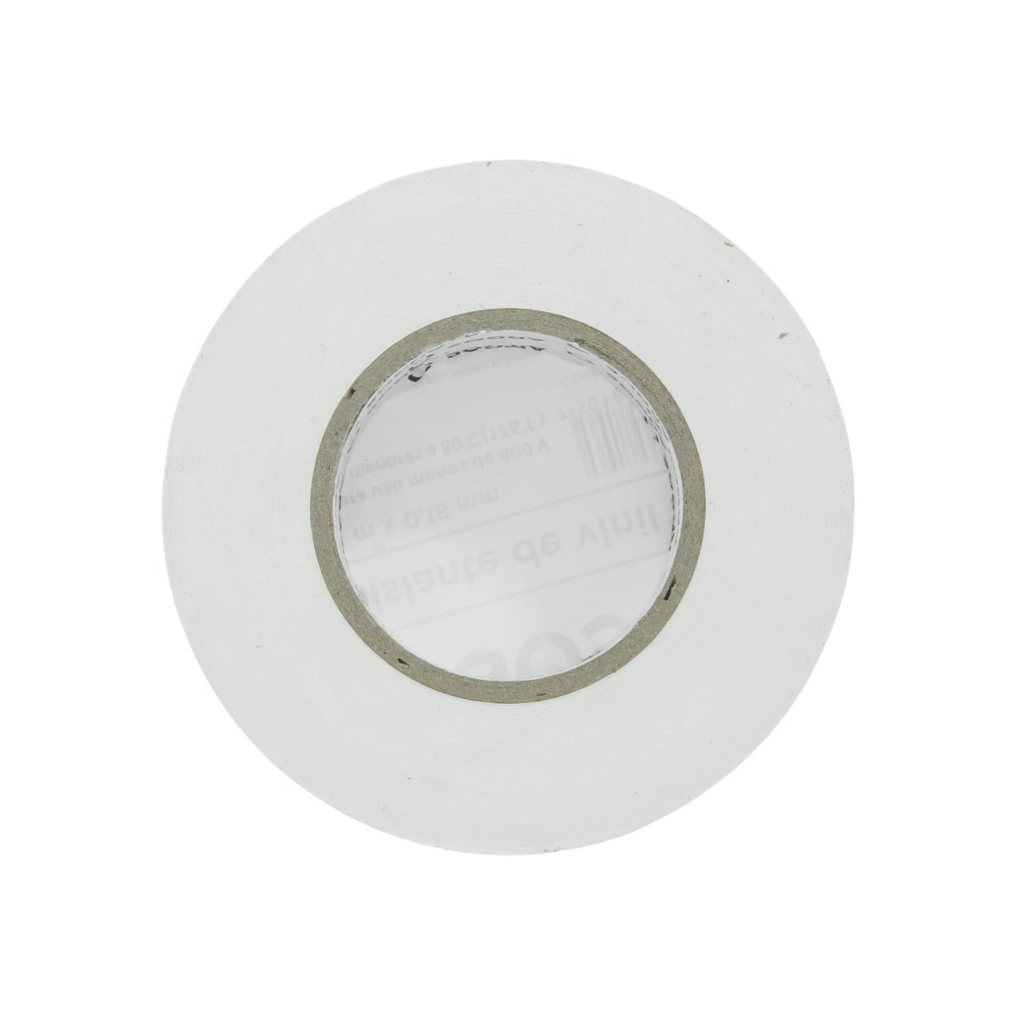 Cinta de aislar blanca, rollo para aislamiento eléctrico hasta 800V, uso en ferretería.