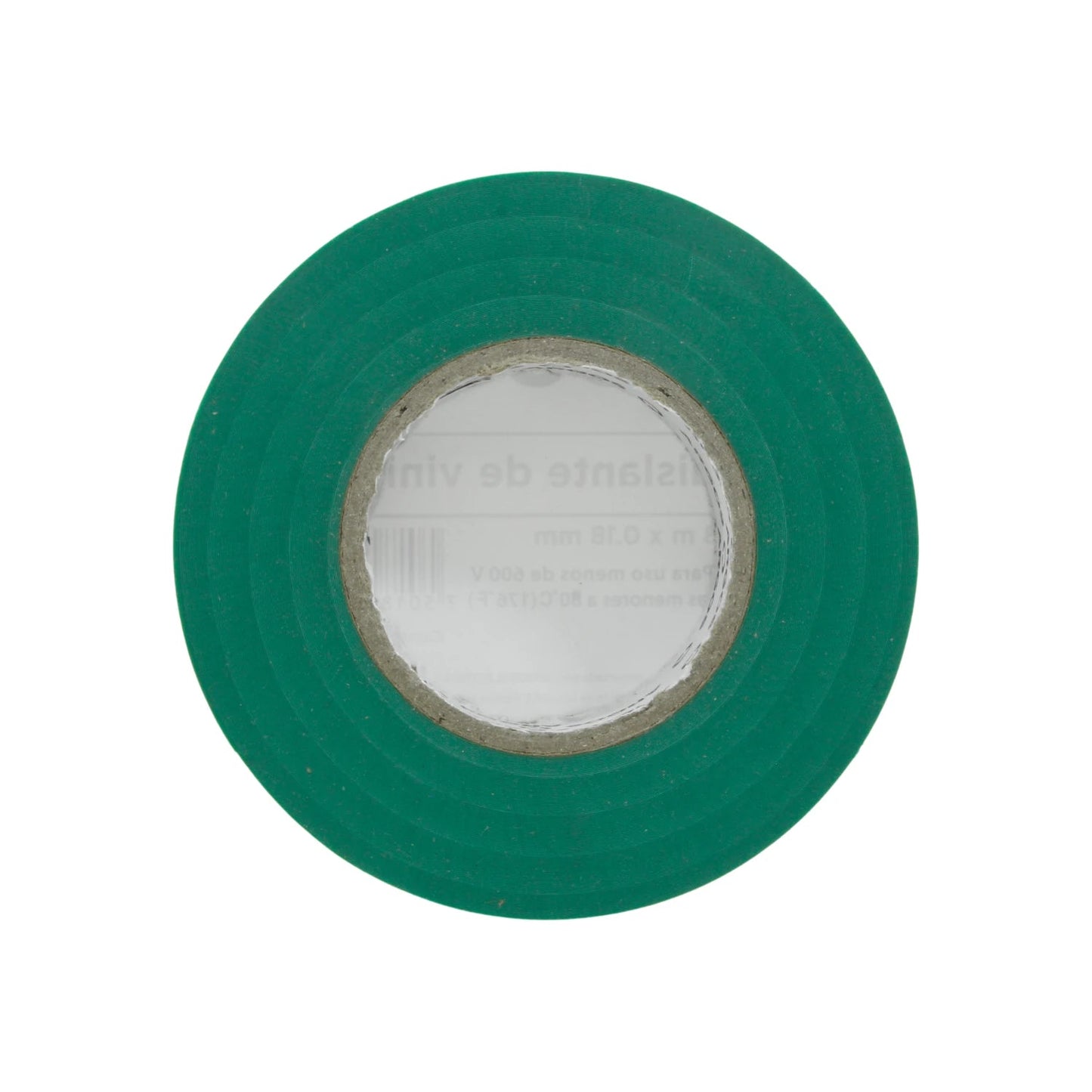 Cinta de aislar verde en rollo, material de PVC para instalaciones eléctricas y reparaciones