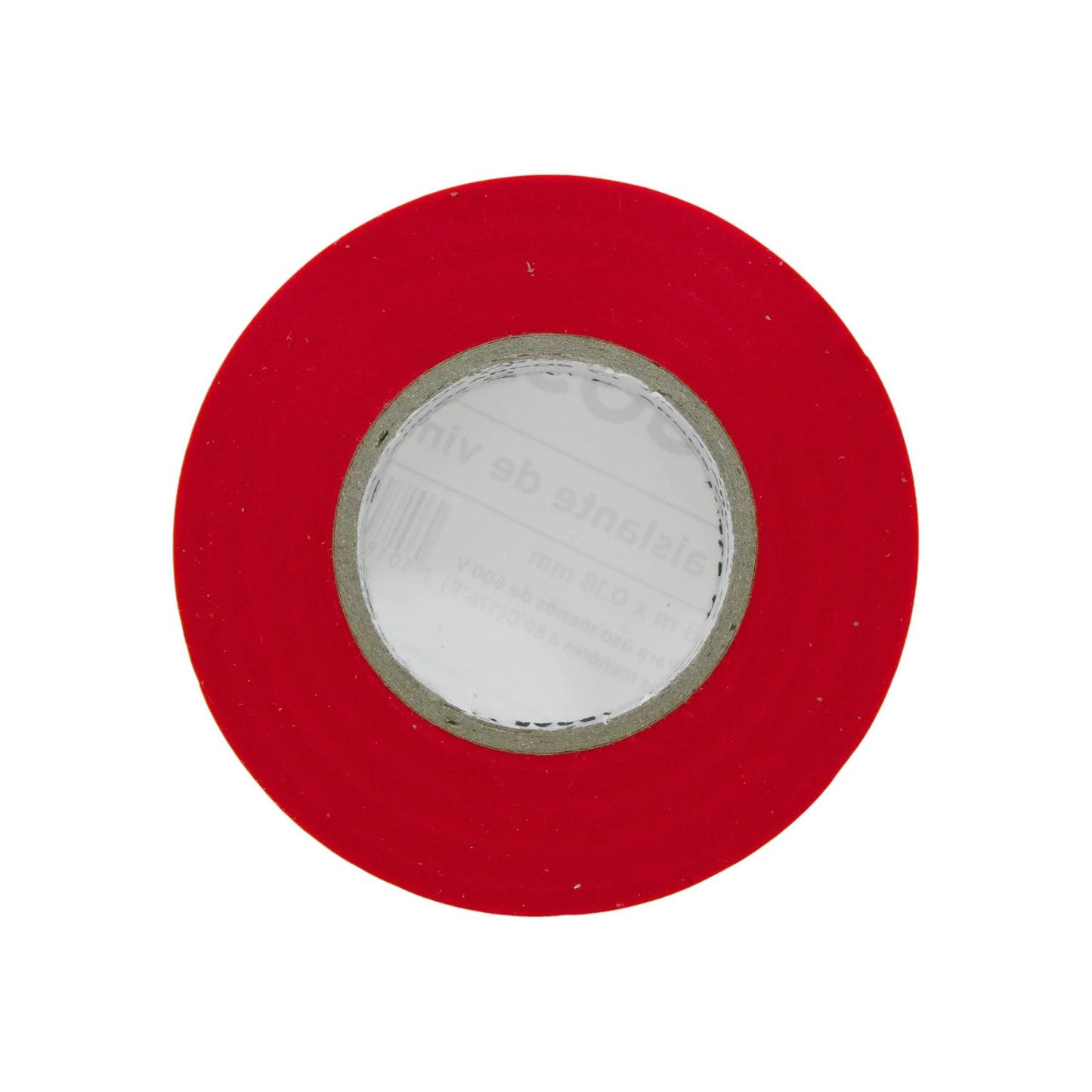 Cinta de aislar eléctrica roja, rollo para conexiones y reparaciones de ferretería