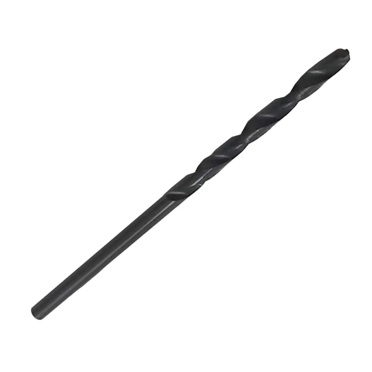 Broca helicoidal de taladro negra, para perforar metal, madera y plástico, alta resistencia
