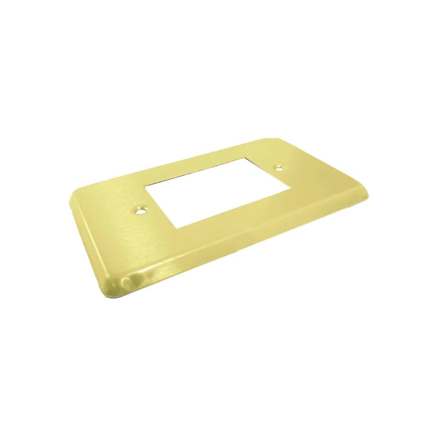 Placa 3 ventanas dorada León PA03