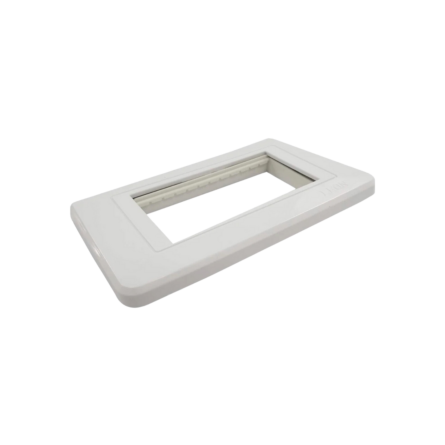 Placa 3 ventanas blanca León L118-72