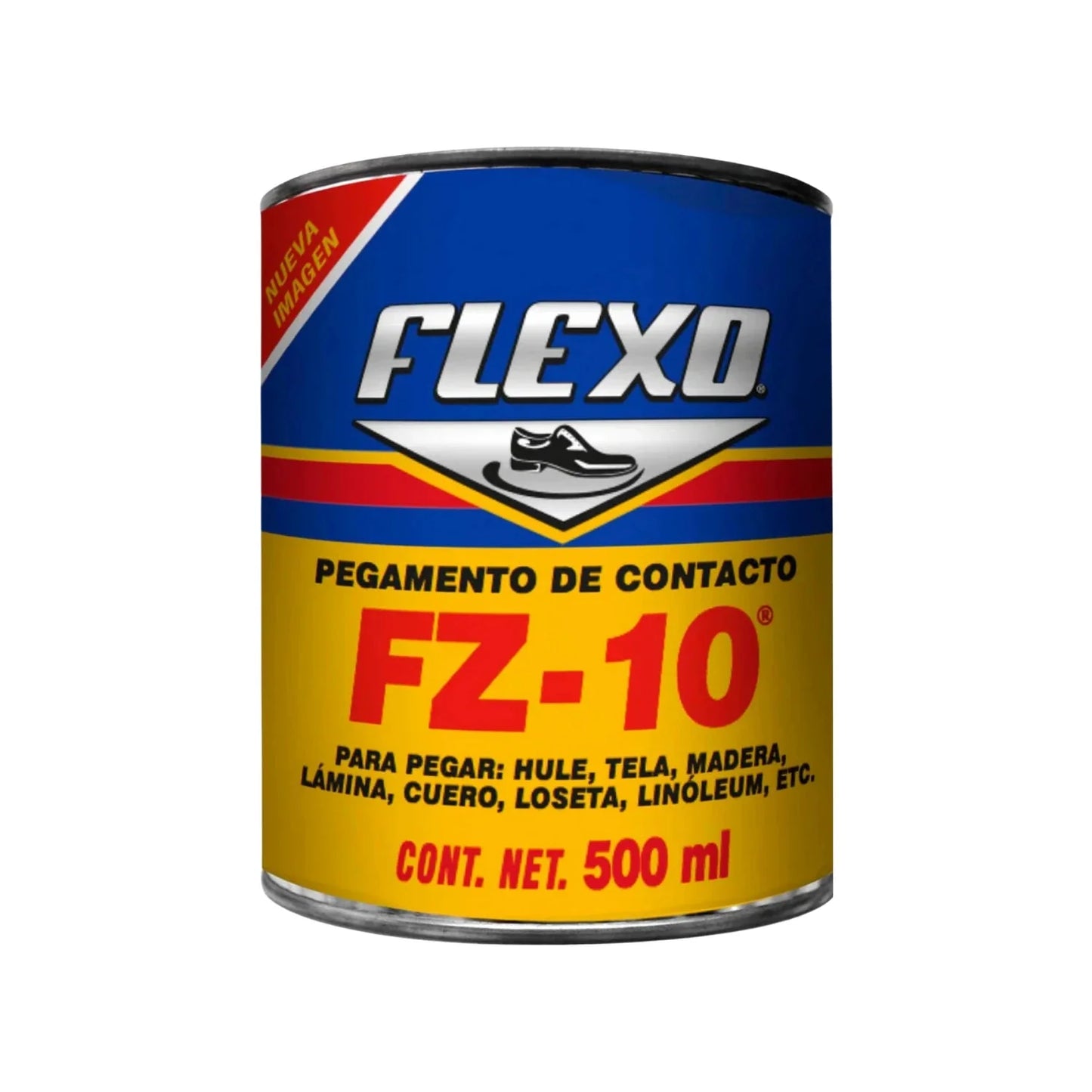 Pegamento de contacto Flexo FZ-10 500ml para hule, madera, tela, cuero, lámina y loseta