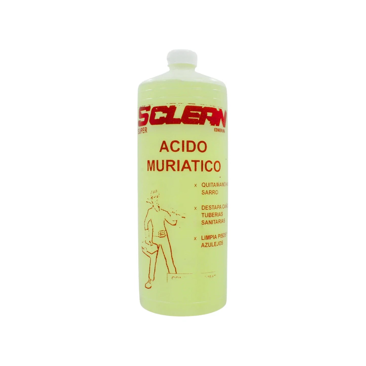 Ácido muriático 940 ml Super Clean