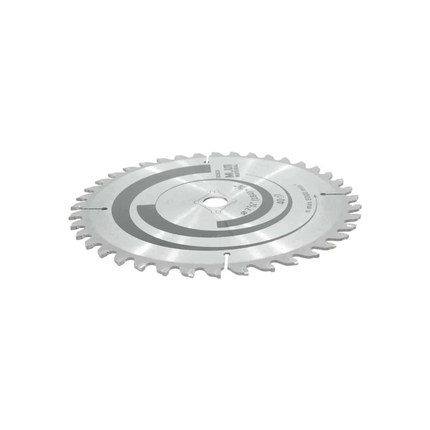 Disco sierra circular 7 1/4" de 40 dientes distintos materiales Bosch 2608640943