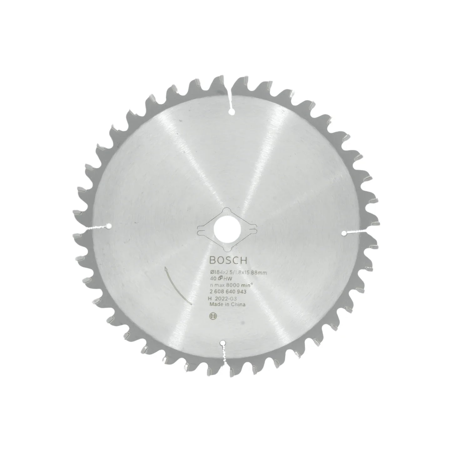 Disco sierra circular 7 1/4" de 40 dientes distintos materiales Bosch 2608640943