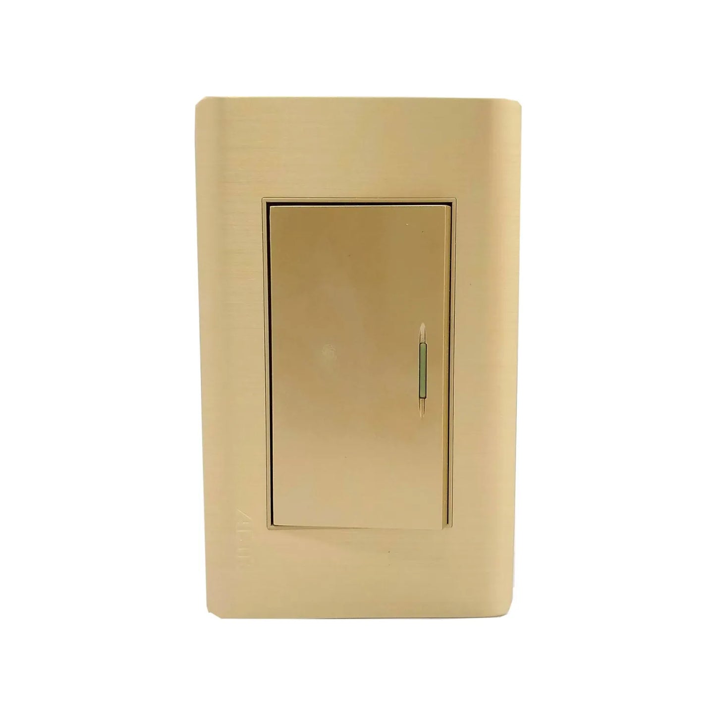 Placa 1 apagador escalera rose gold Adir 4628 florence