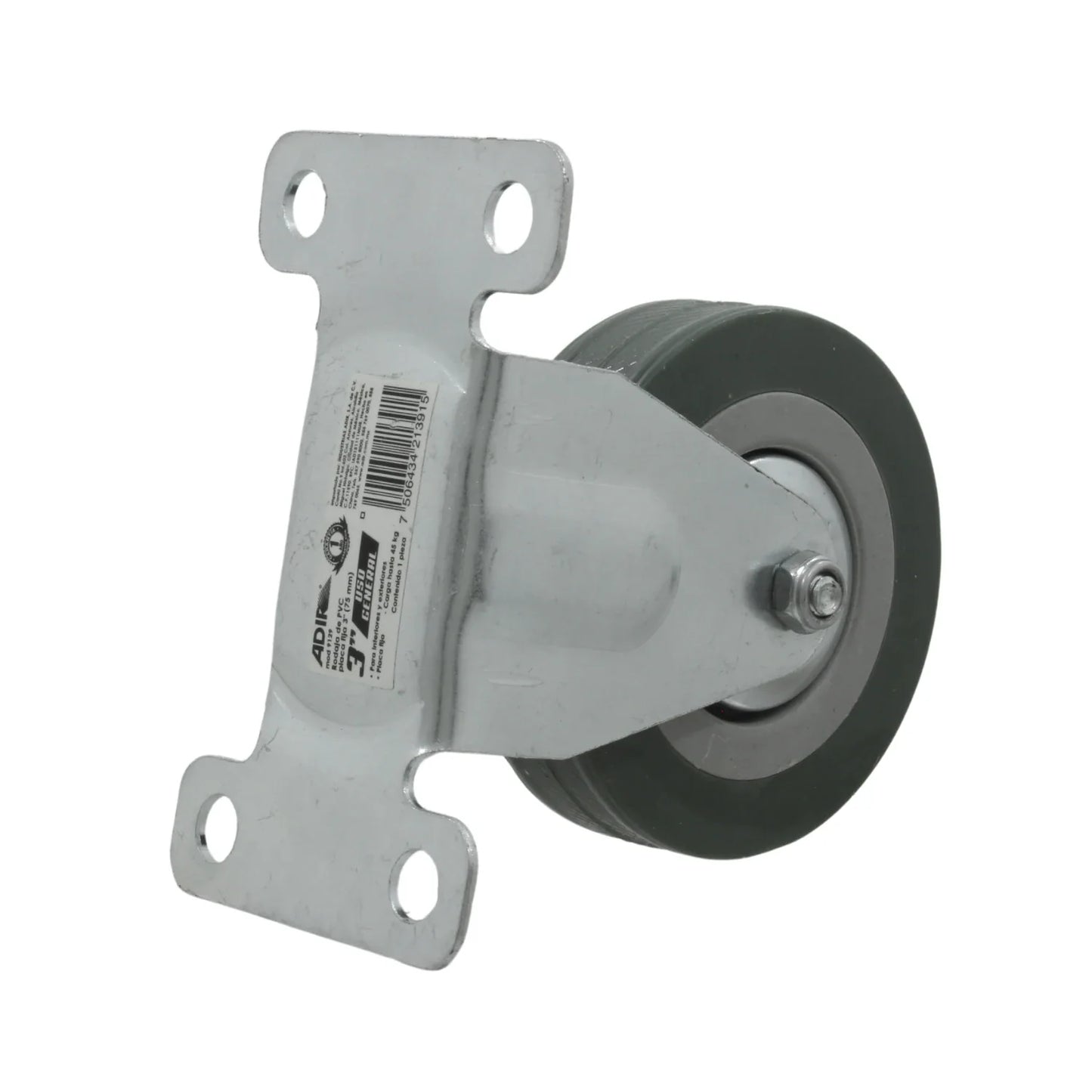 Rodaja placa fija 3" Adir 9129