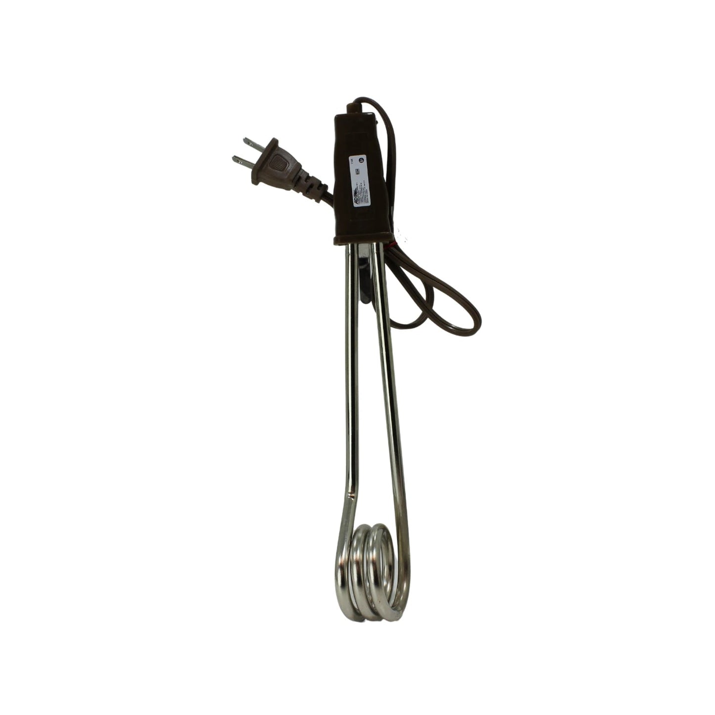 Calentador de inmersión eléctrico Adir 1165 con resistencia metálica y enchufe para calentar agua