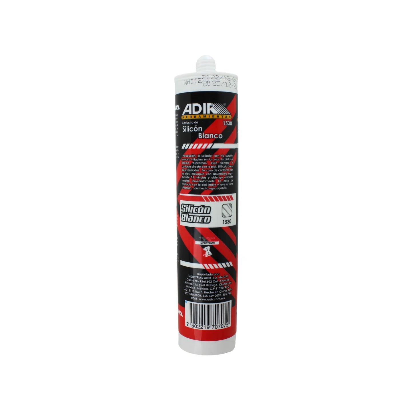 Silicon blanco 280 gr uso general Adir 1530