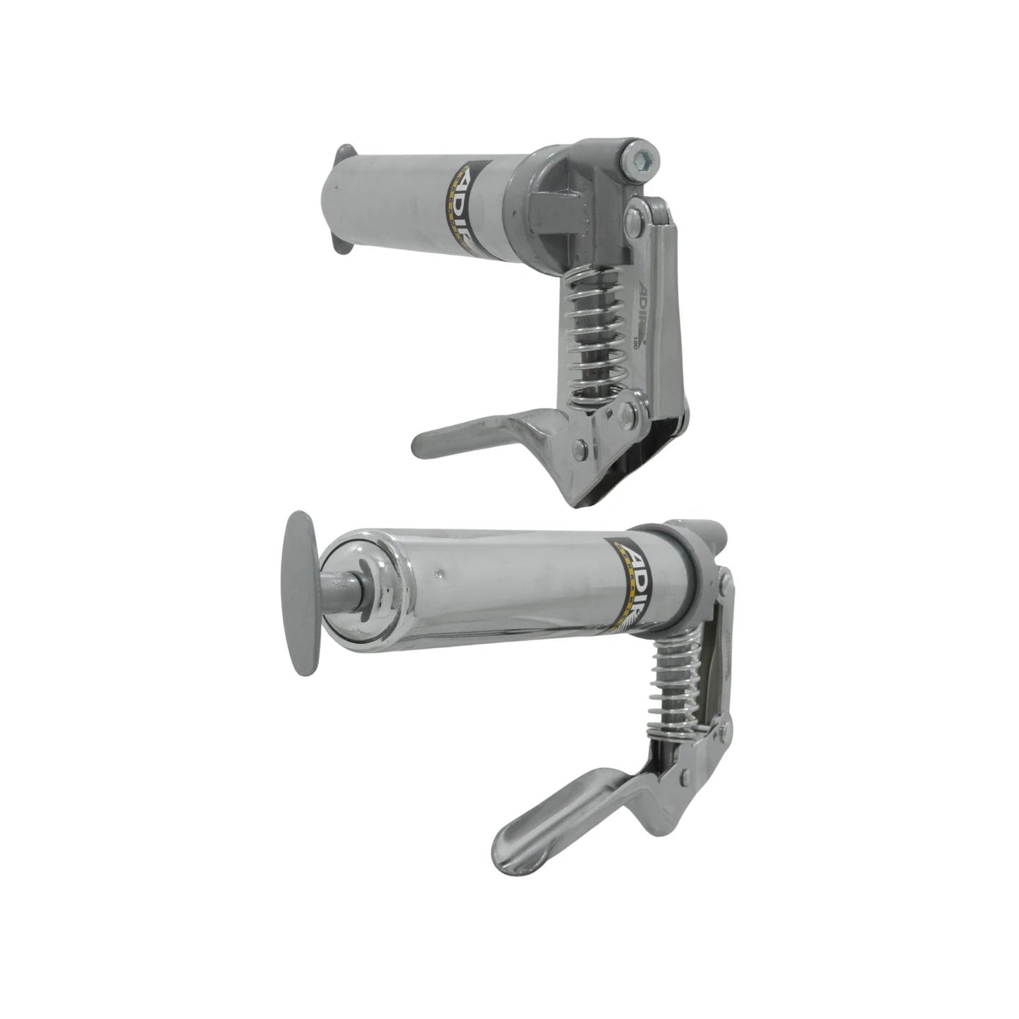 Inyector de grasa Adir 180 metálico, pistola manual para lubricación y mantenimiento automotriz.
