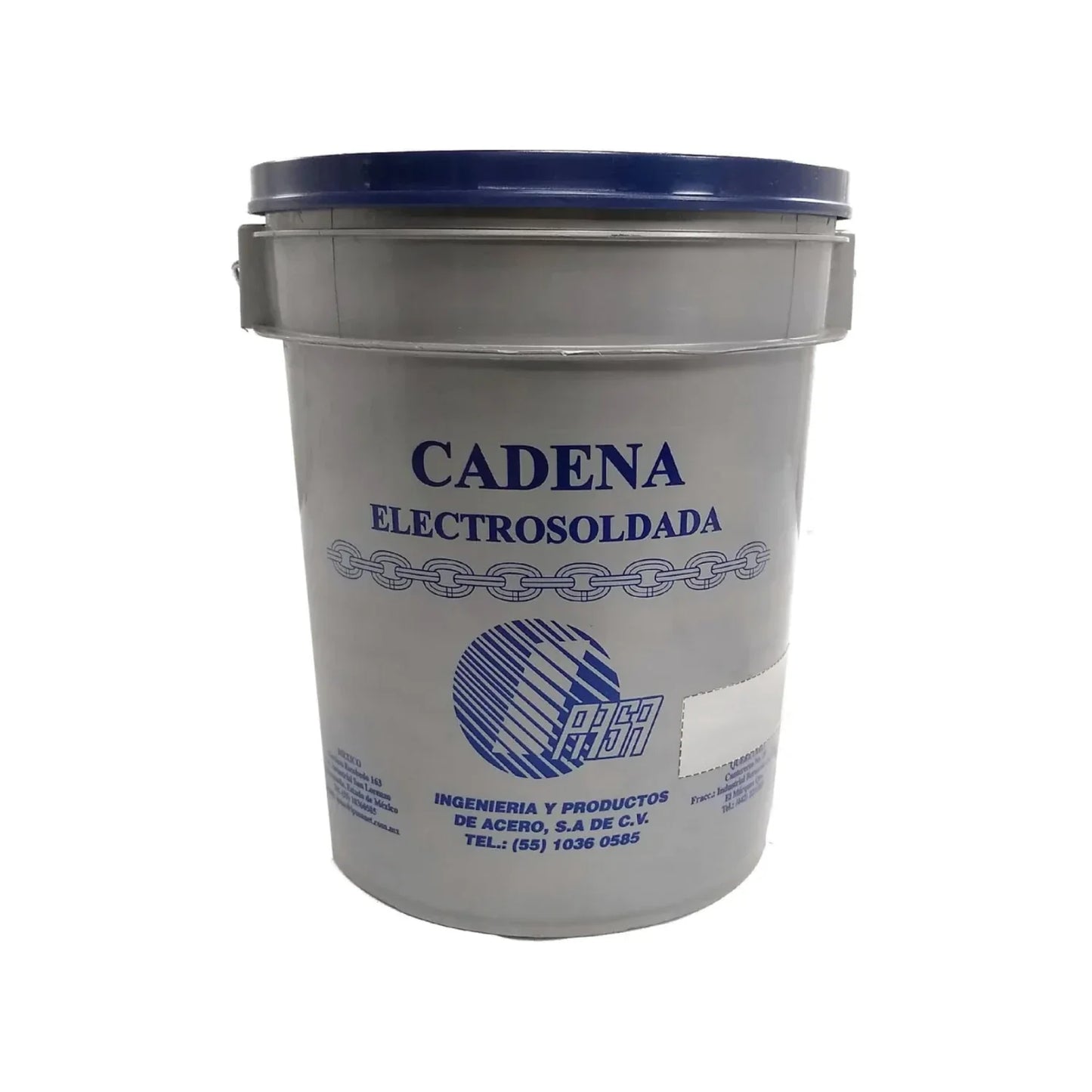 Cadena galvanizada 1/4" cubeta de 25 kg Ipasa