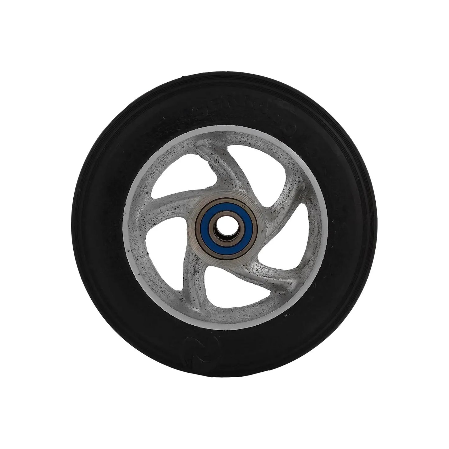 Rueda para diablo 12"x3" con rin de rayos tipo franche Huajucar