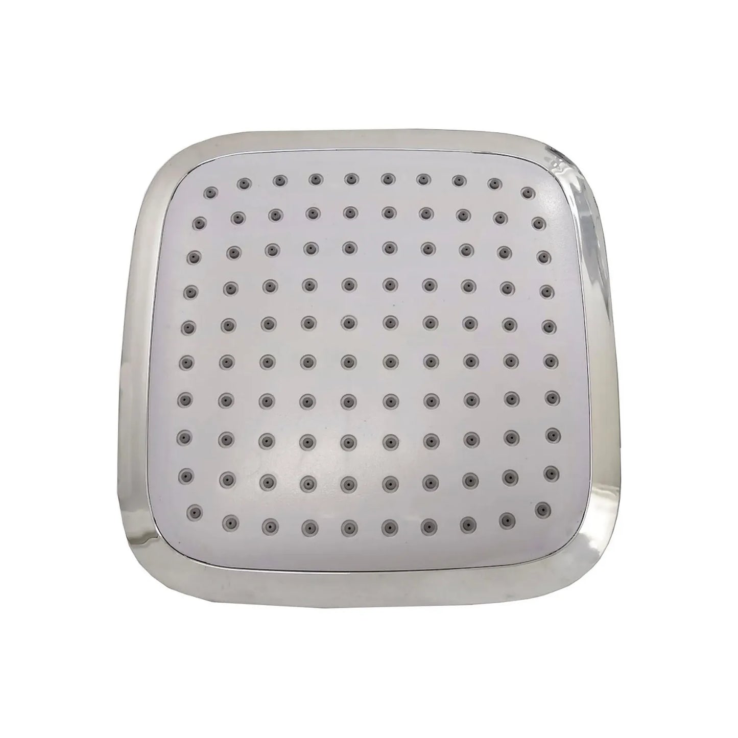 Regadera cuadrada 8" ABS gris cromada Magaña PRMOZ20CG