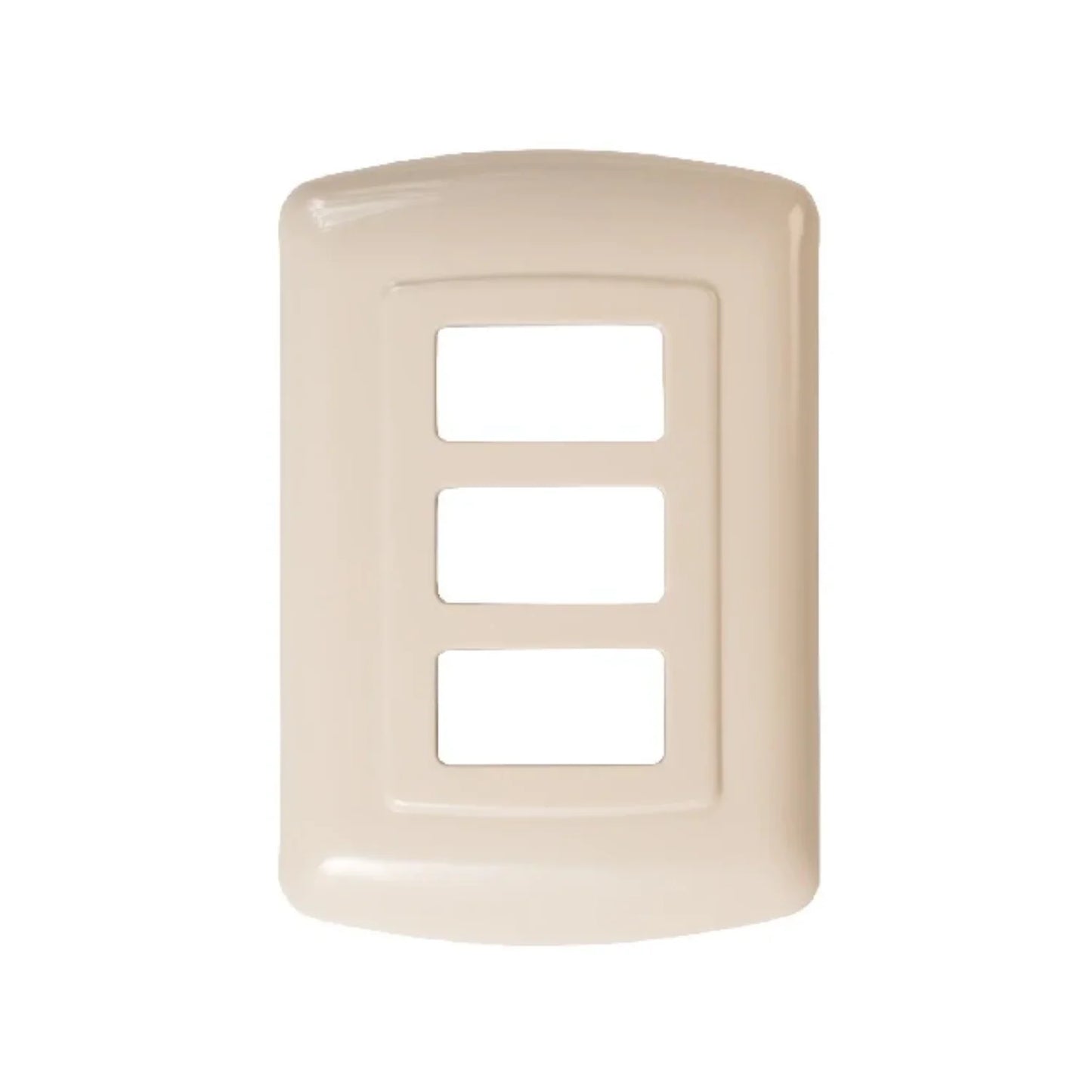 Placa 3 ventanas marfil Yeilite 921212 venecia