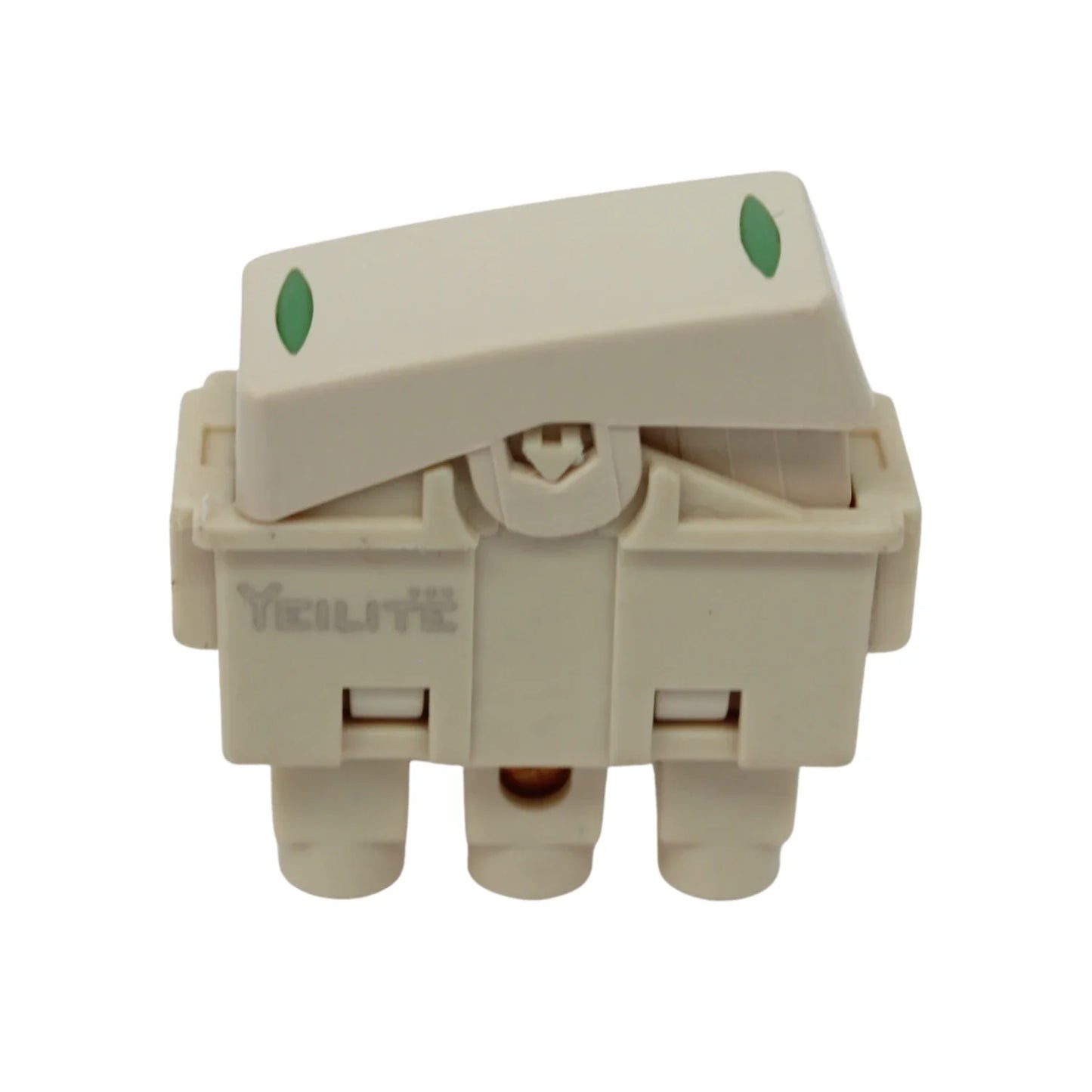 Apagador de escalera tipo venecia marfil Yeilite 921205