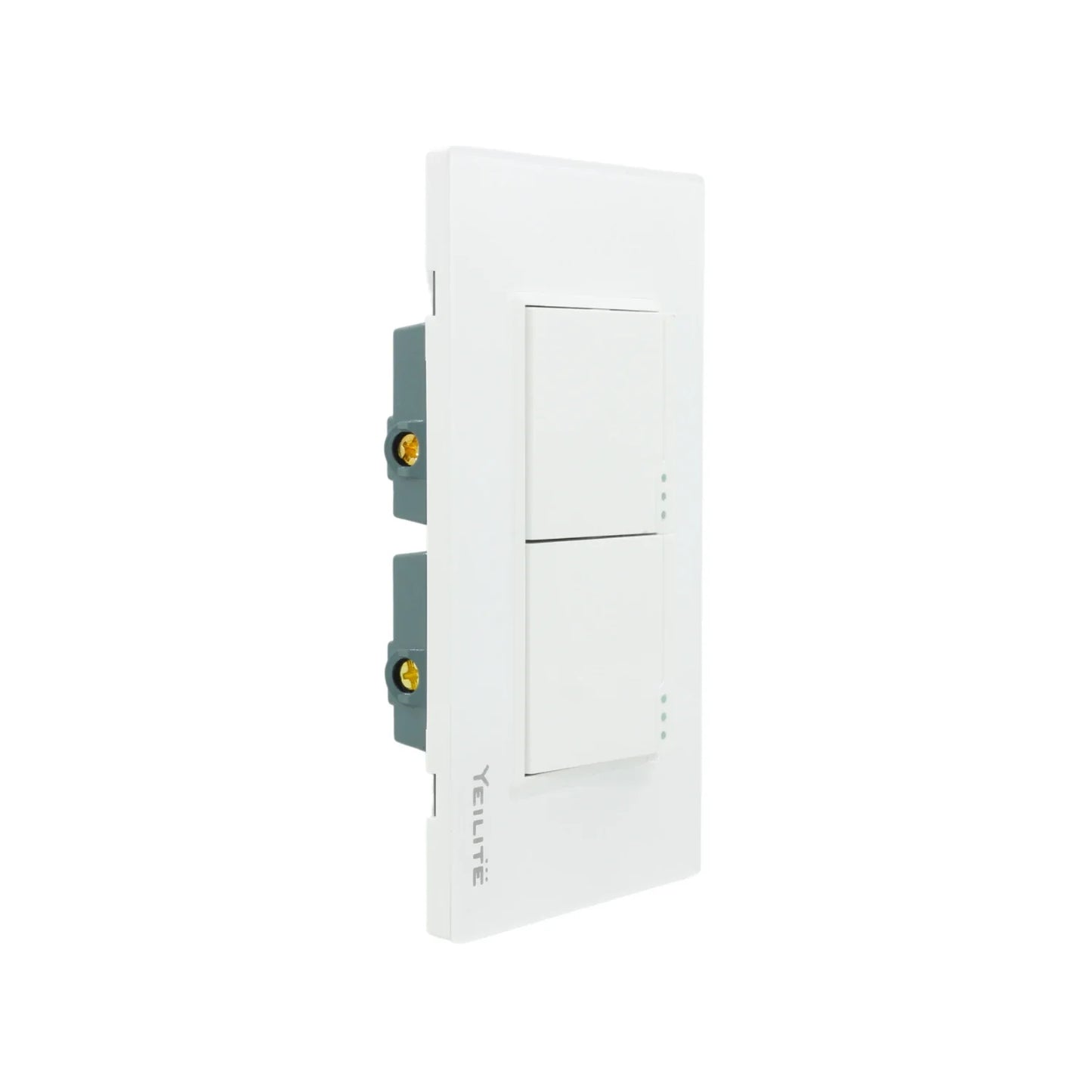 Placa 2 apagador escalera cristal Yeilite 921528 sicilia