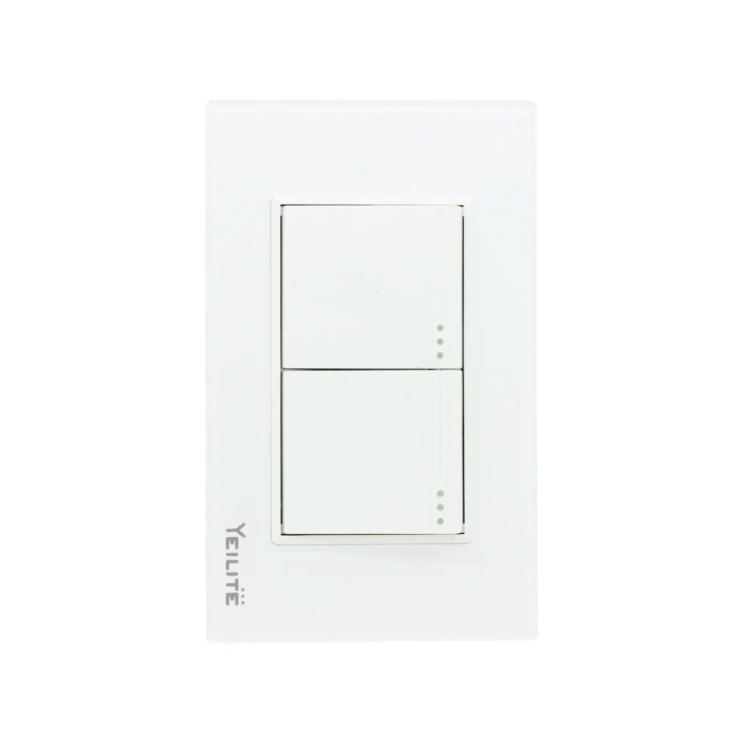 Placa 2 apagador escalera cristal Yeilite 921528 sicilia