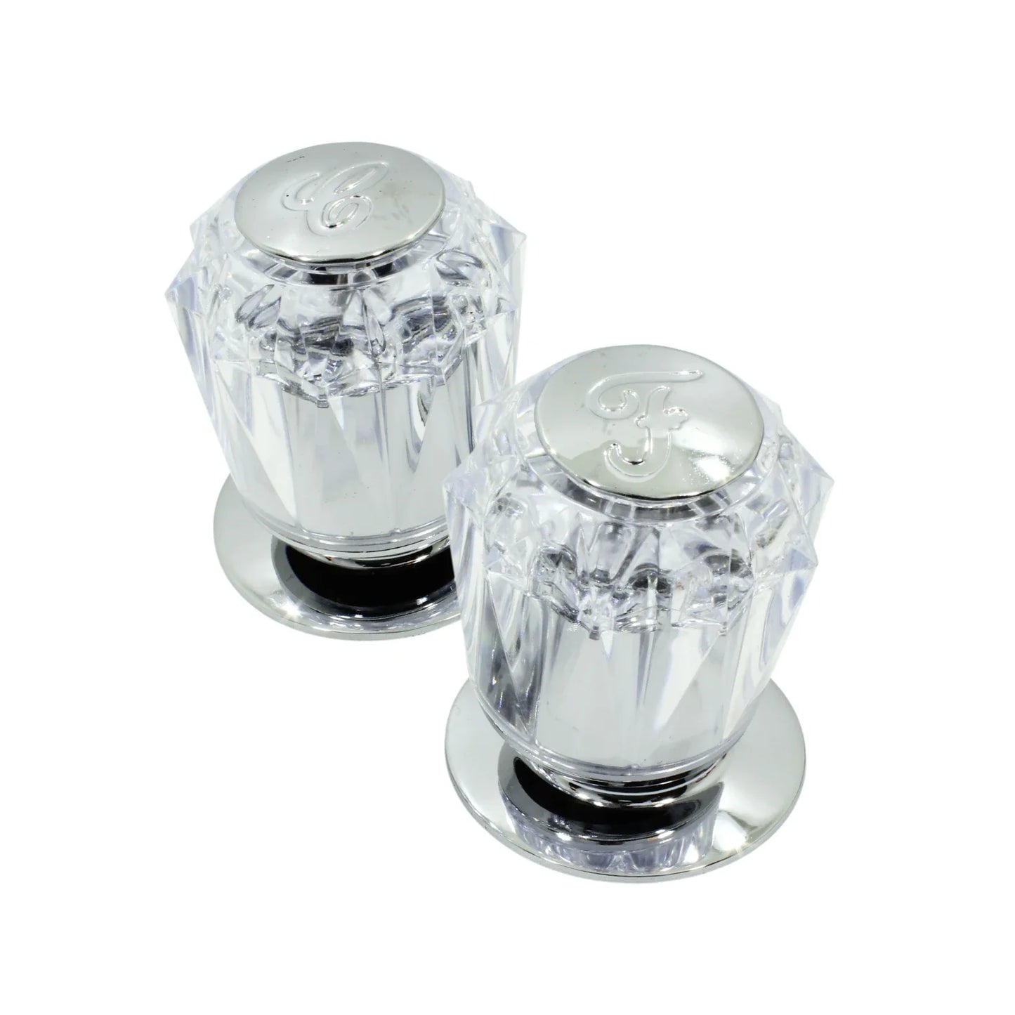 Maneral para regadera acrílico cristal Metalflu 14665