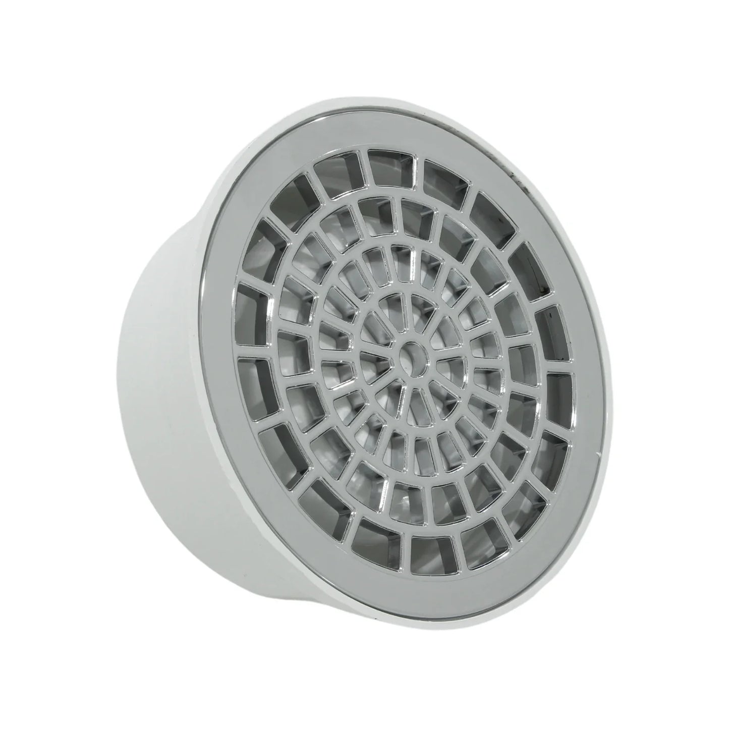 Coladera universal con rejilla cromada Metalflux 11019