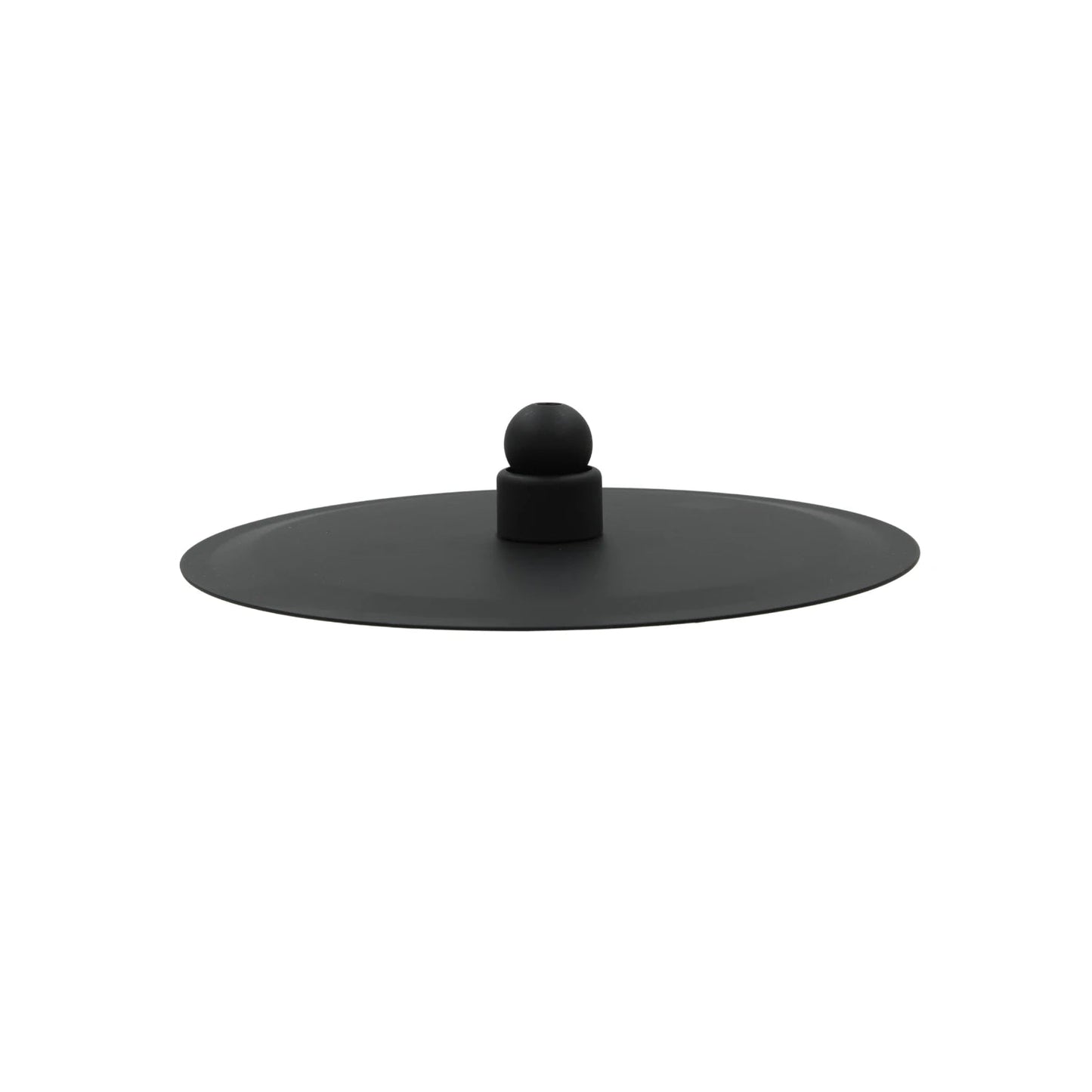 Regadera de ducha redonda negra 8 pulgadas, acero inoxidable con acabado mate