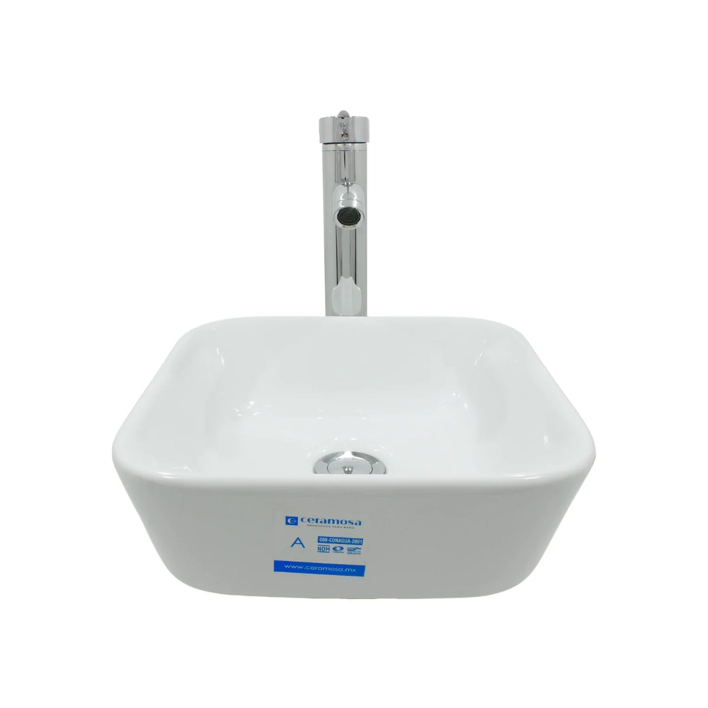 Kit de lavabo cuadrado Metalflu Tucson 62811