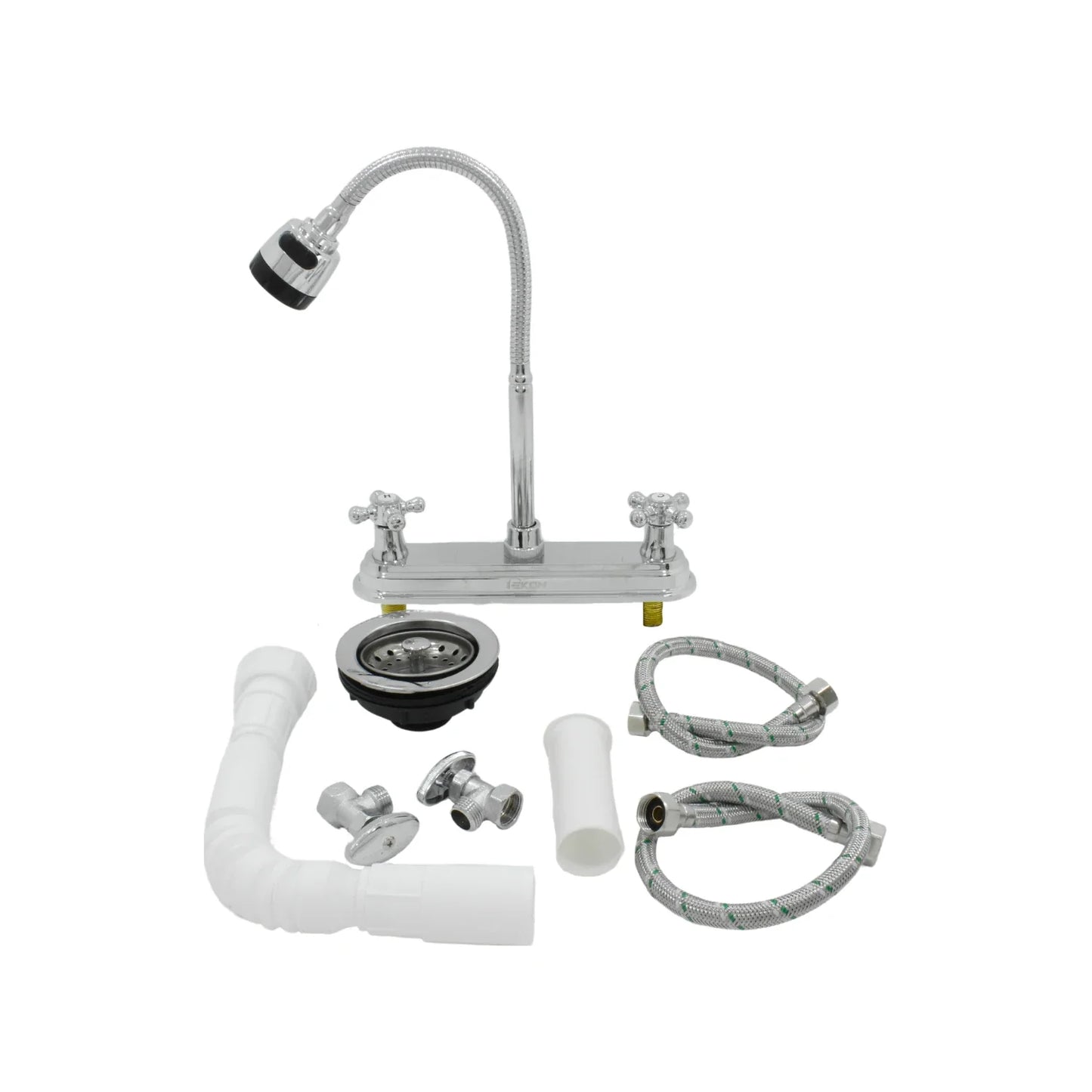 Tarja 80 cm x 50 cm escurridor izquierdo con mezcladora Ekon 62331/62007