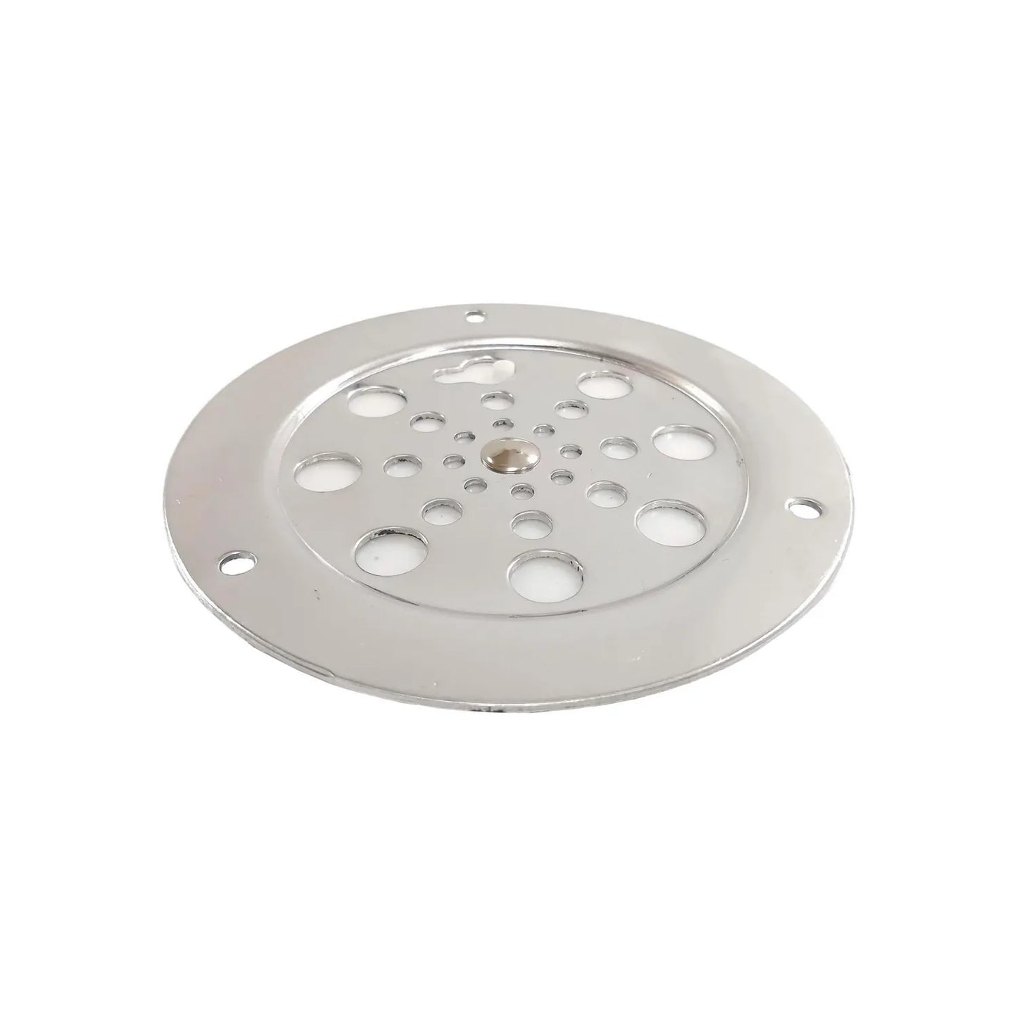 Rejilla para coladera de aluminio tipo hoyos blanca Huajucar