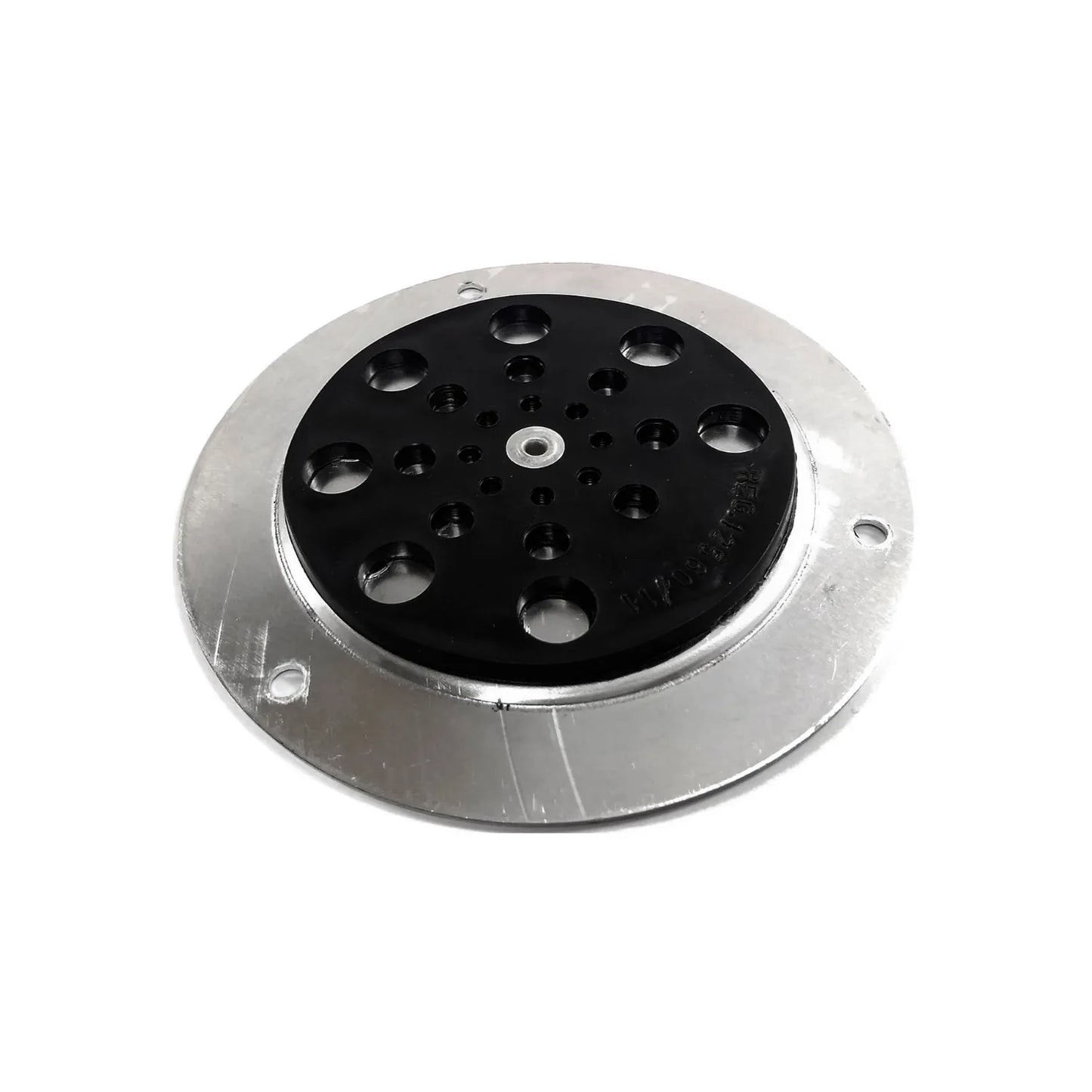 Rejilla para coladera de aluminio tipo hoyos negra Huajucar