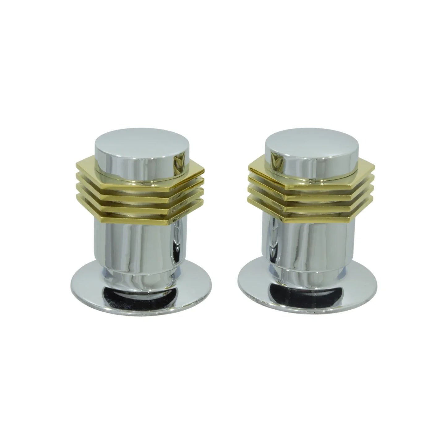 Maneral para regadera cromado/dorado Amuer H220G
