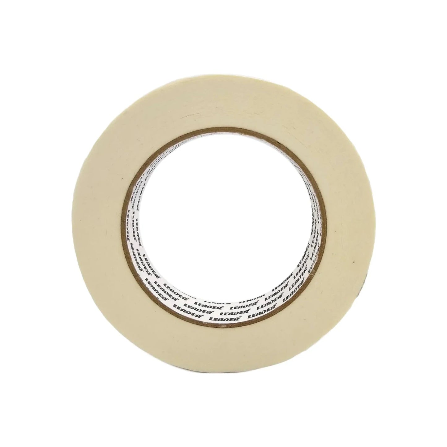 Cinta masking tape Leader beige de 24mm x 50m para pintura y trabajos generales