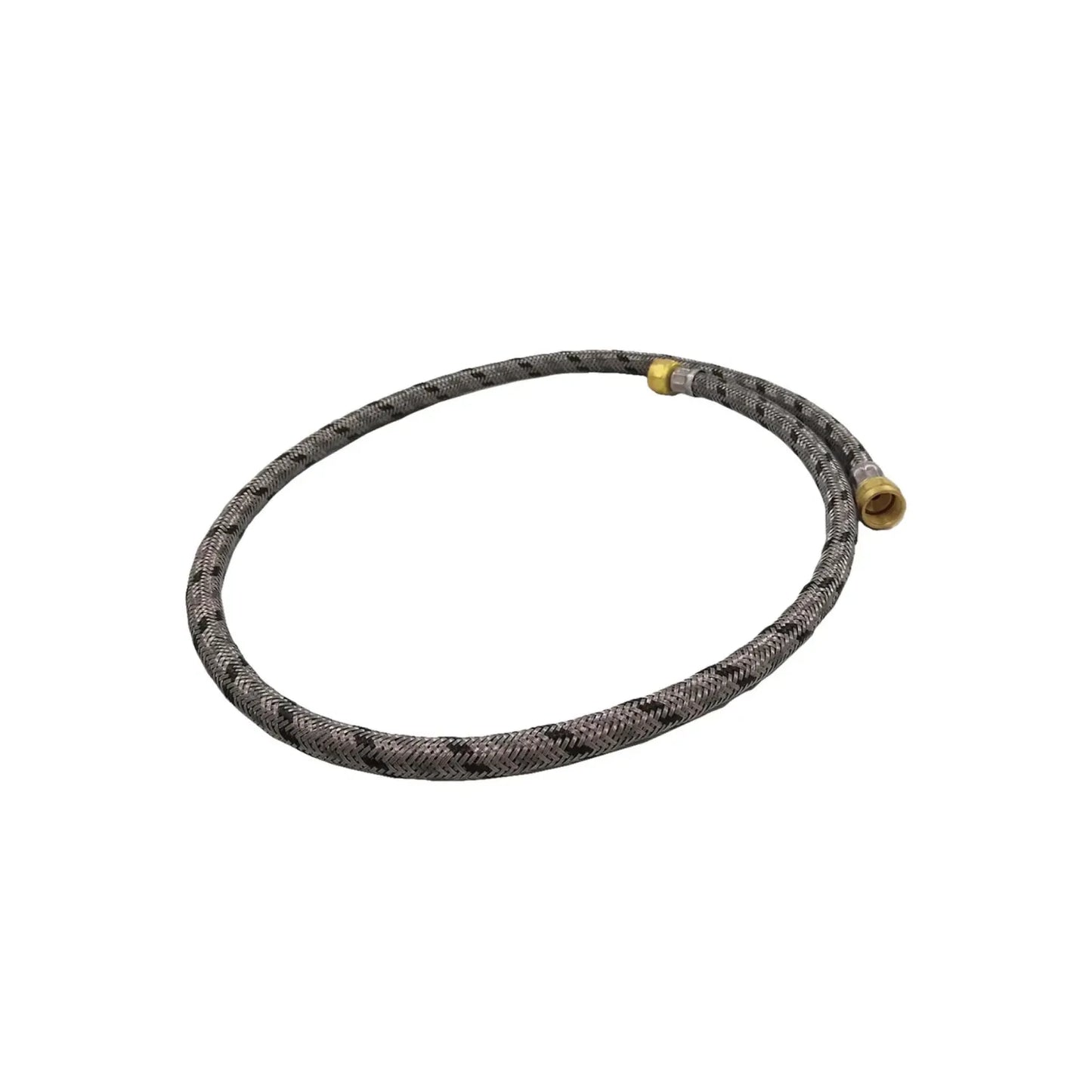 Manguera flexible de acero inoxidable trenzado para grifería con conexiones roscadas de bronce reforzadas