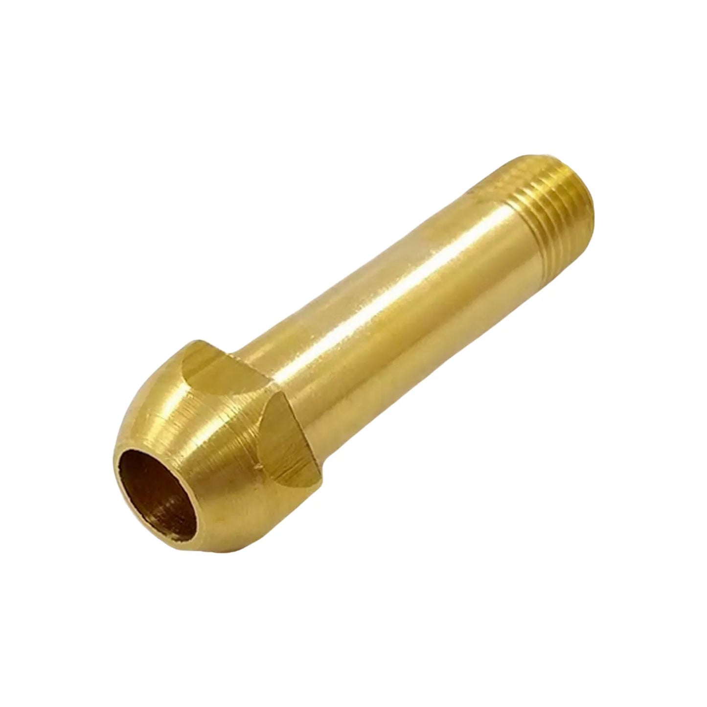 Punta pol con rosca 6 cm latonada Aleamex AG-PPR06