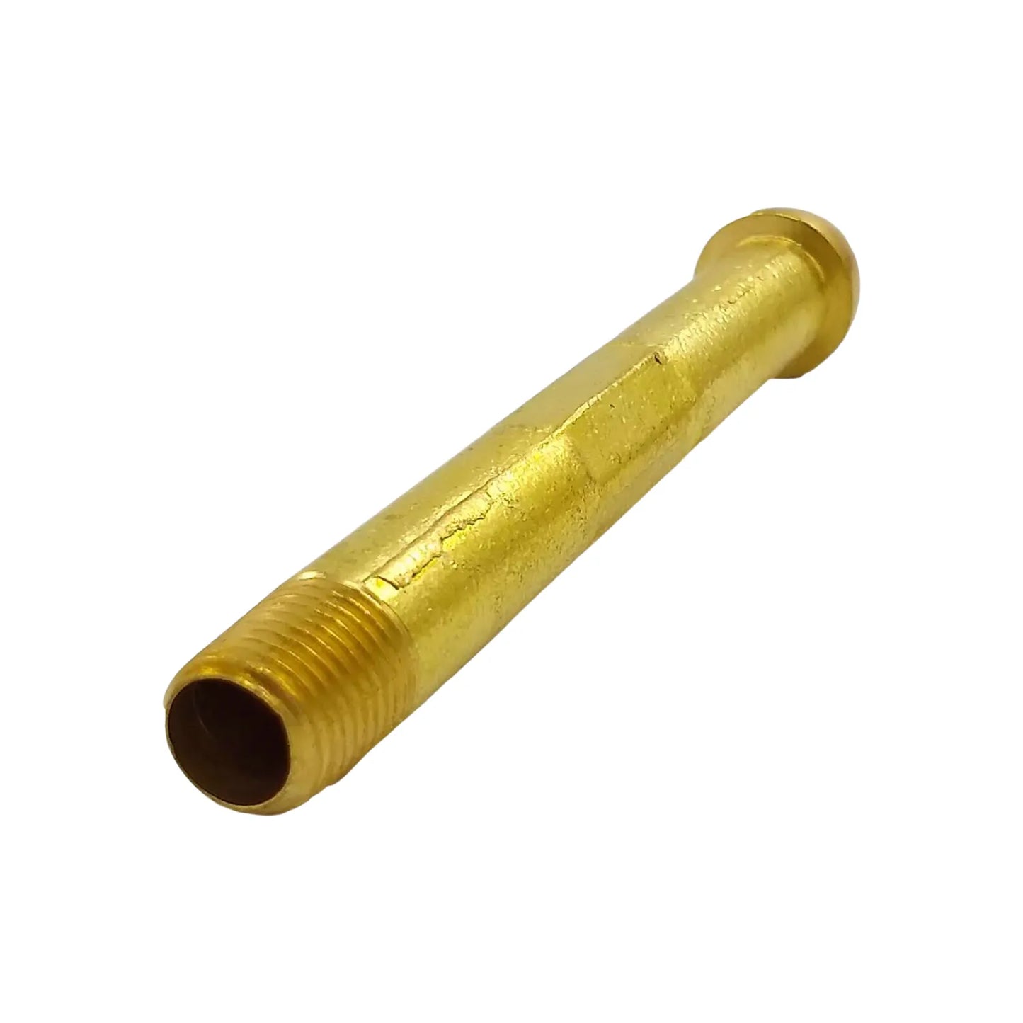 Punta pol con rosca 12 cm latonada Aleamex AG-PPR12
