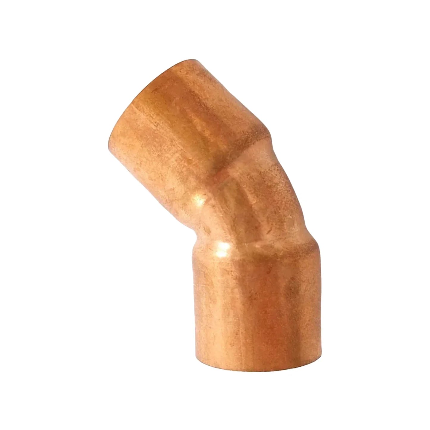 Codo cobre soldable 3/4" (19 mm)x45° Aleamex ICN-20619