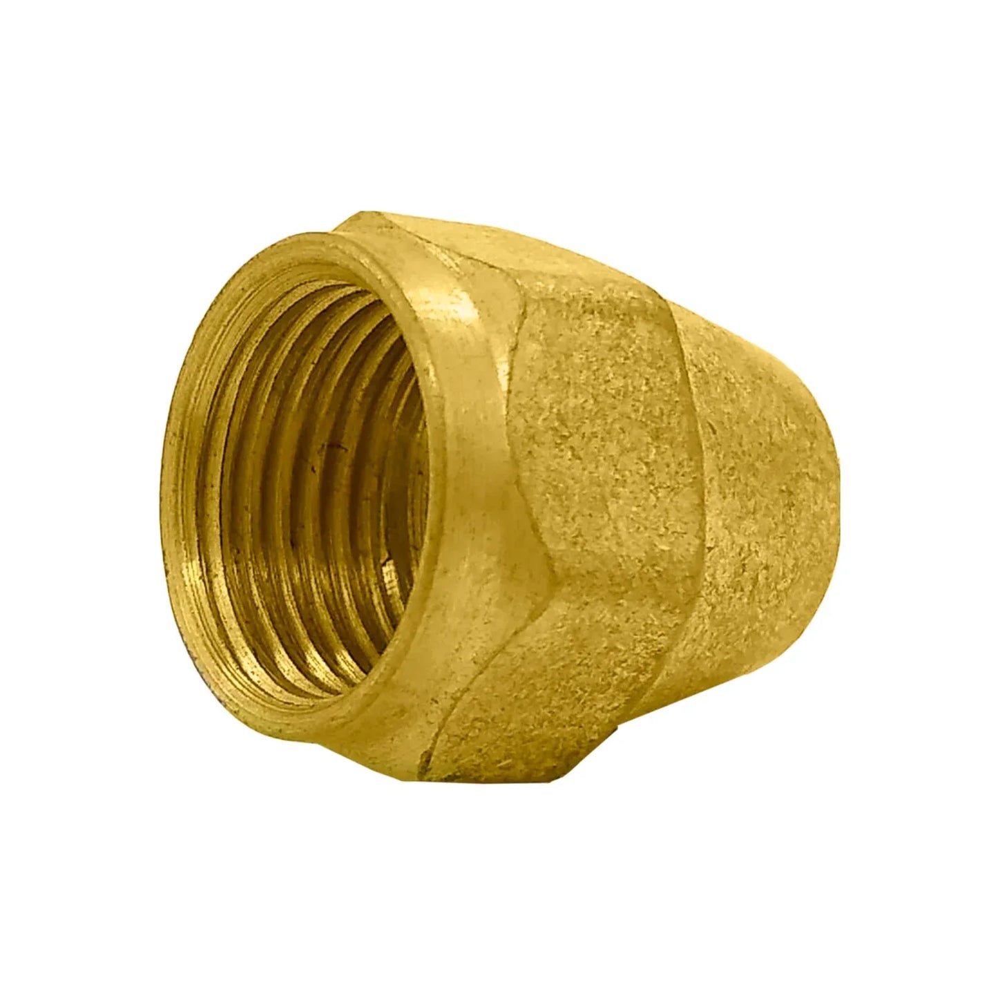 Tuerca cónica 3/8" (10 mm) latonada Aleamex AG-TC10