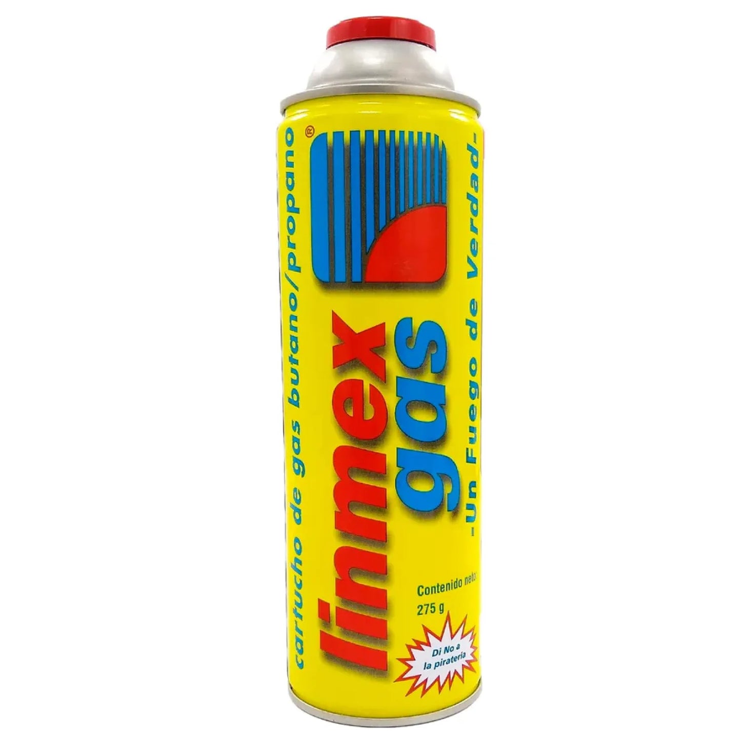 Cartucho de gas butano/propano Linmex amarillo 275g para soplete, un fuego de verdad.