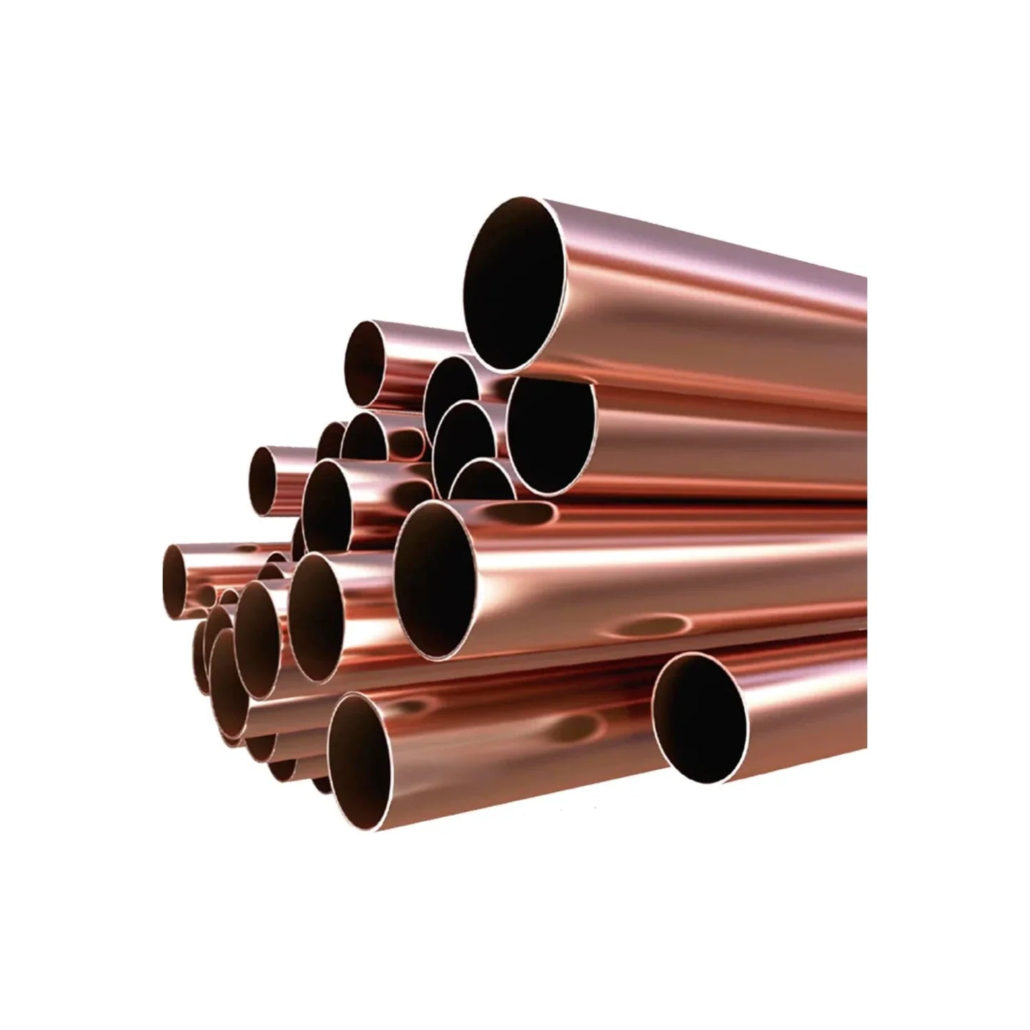 Tubo cobre 1/2" (13 mm) 6.1 m tipo "N" agua rígido Aleamex EGD-T13N