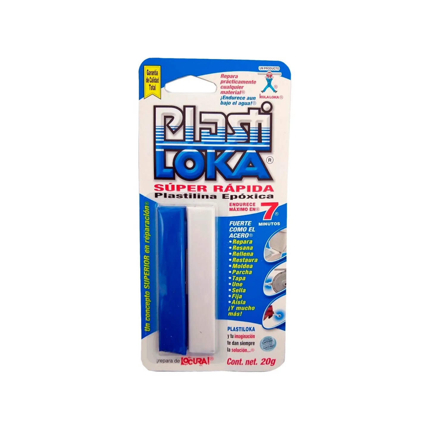 Plasty loka 20 g plastilina epóxica secado rápido