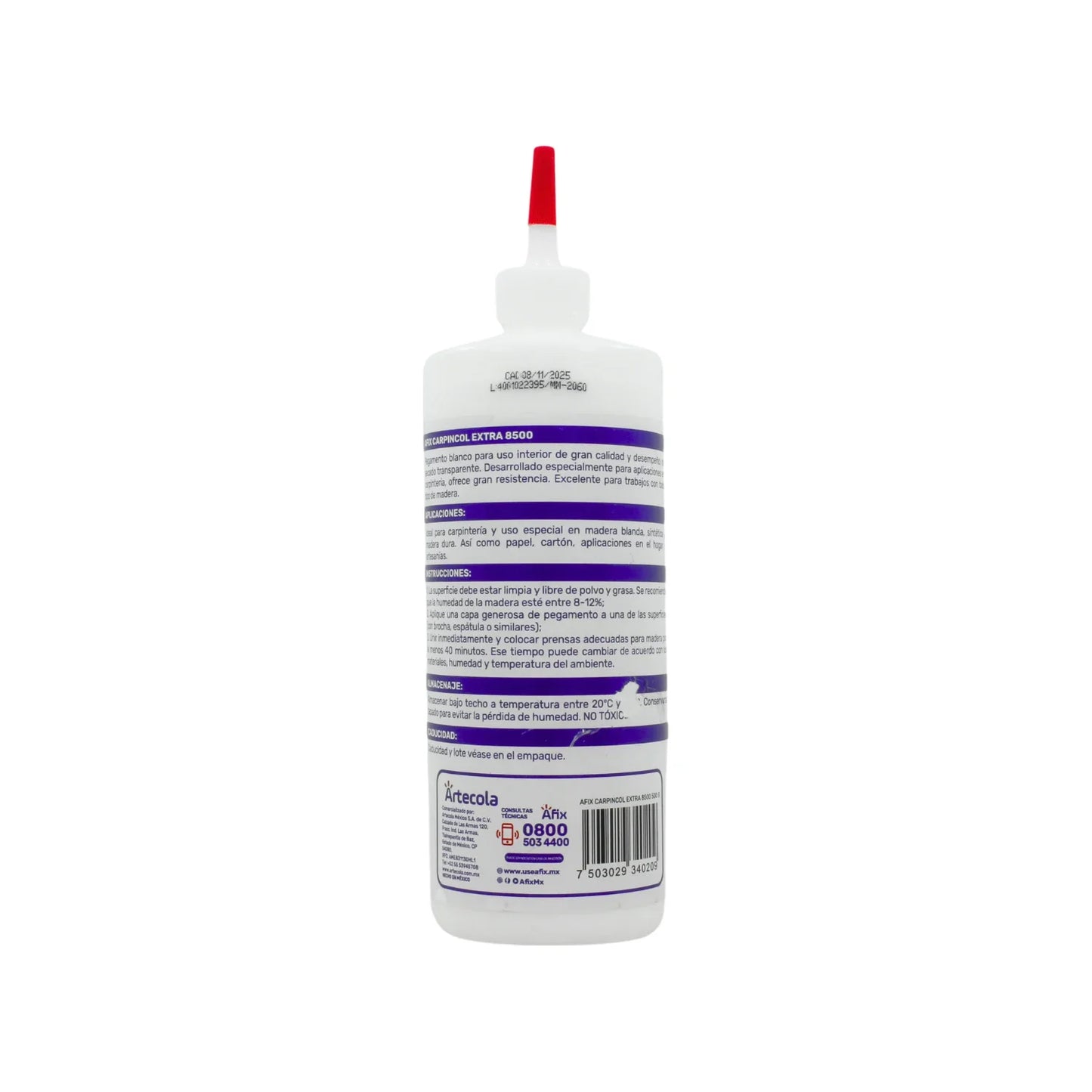 Pegamento blanco 500 g 8500 Afix Carpincol 5400021