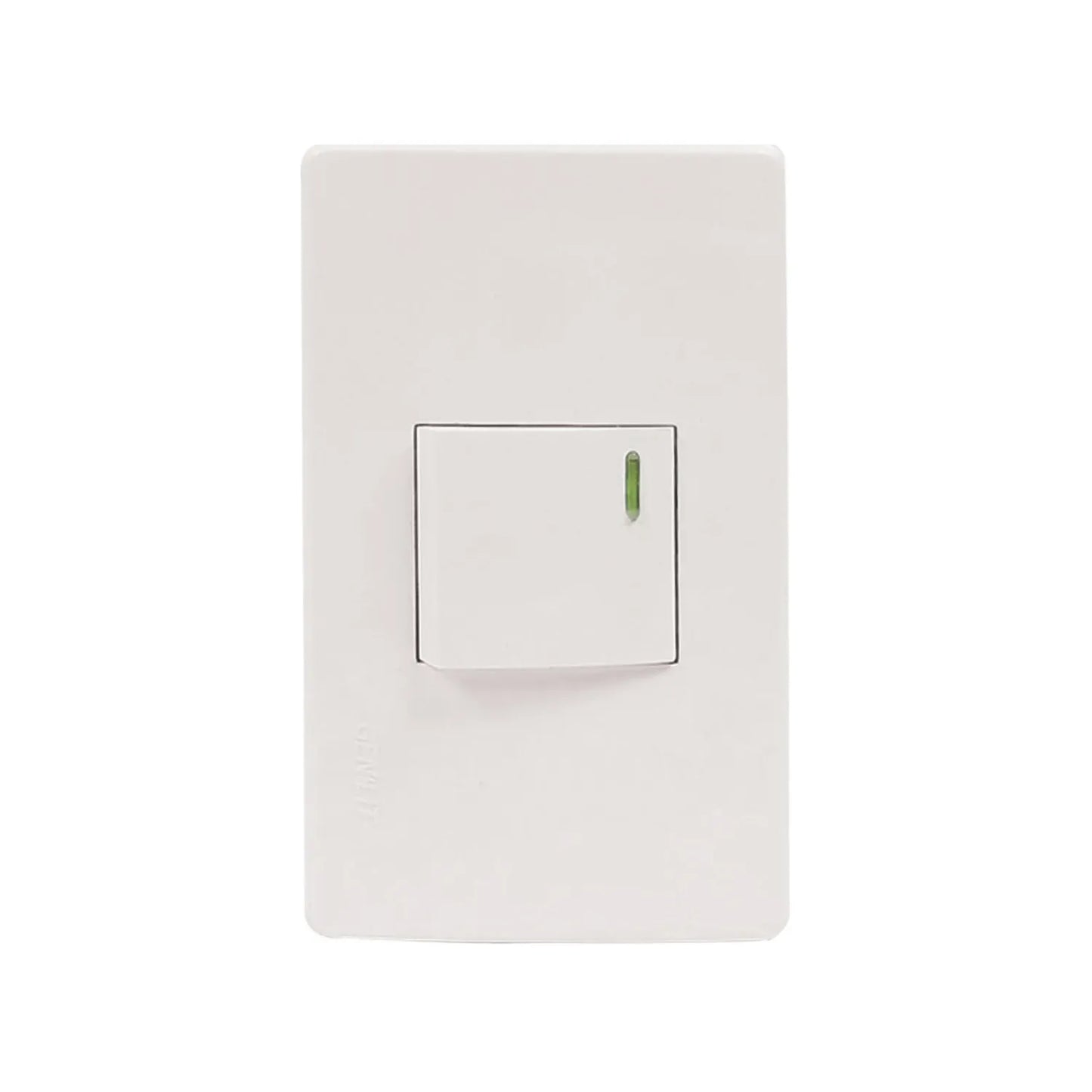 Placa 1 apagador escalera blanca Genlit GL-PKESB