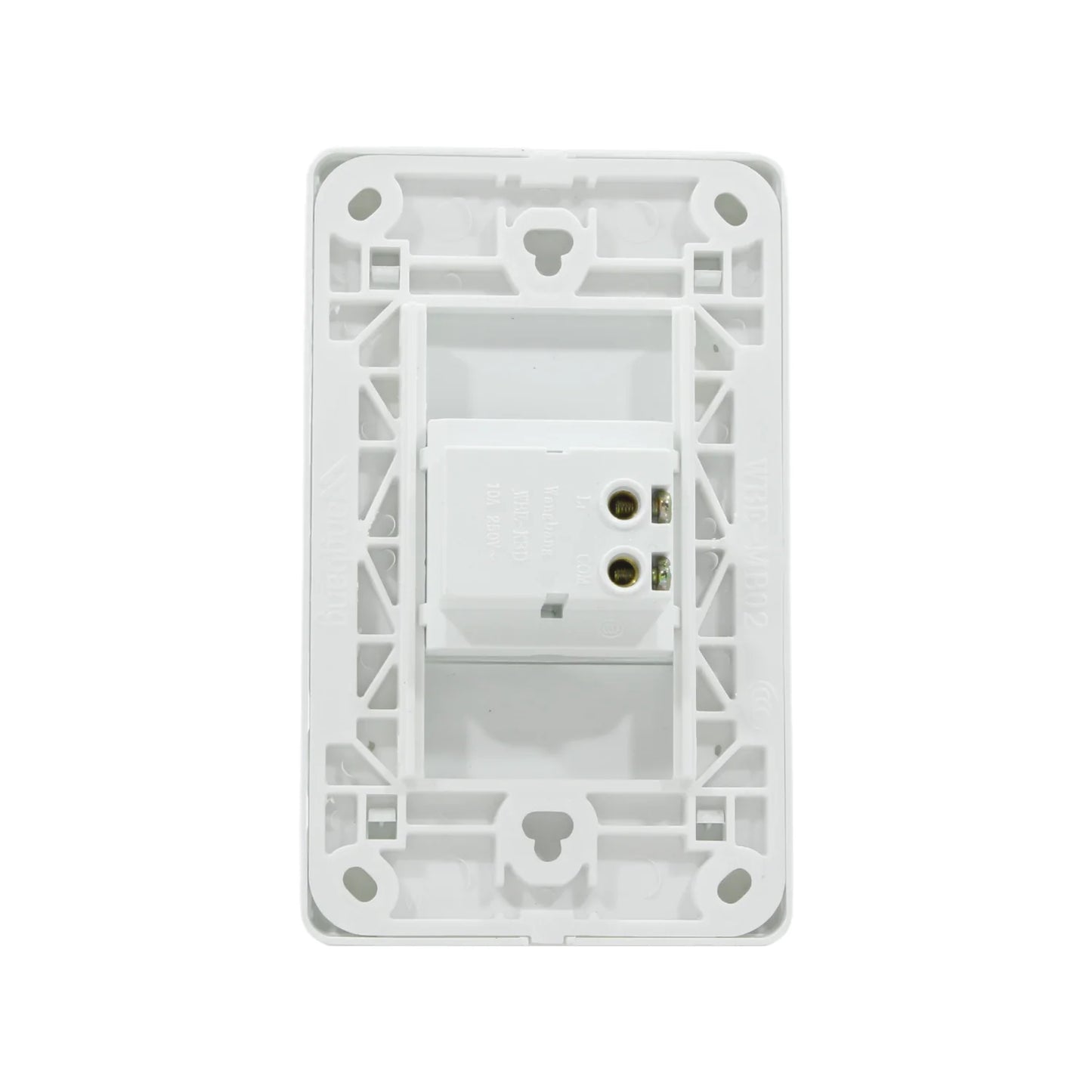 Placa botón para timbre blanca Genlit GL-PKTIB