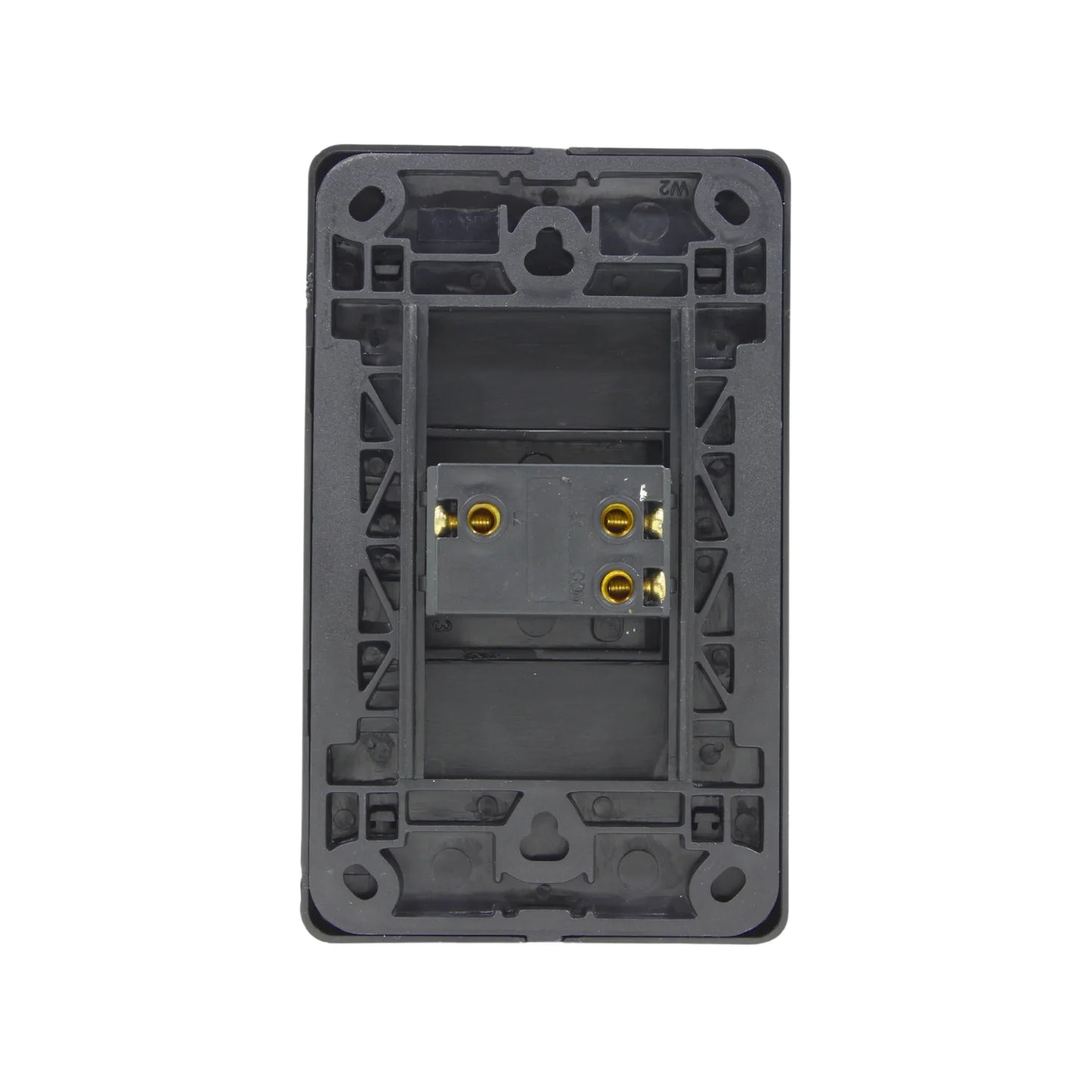 Placa 1 apagador escalera negra Genlit GL-PKBUES buio