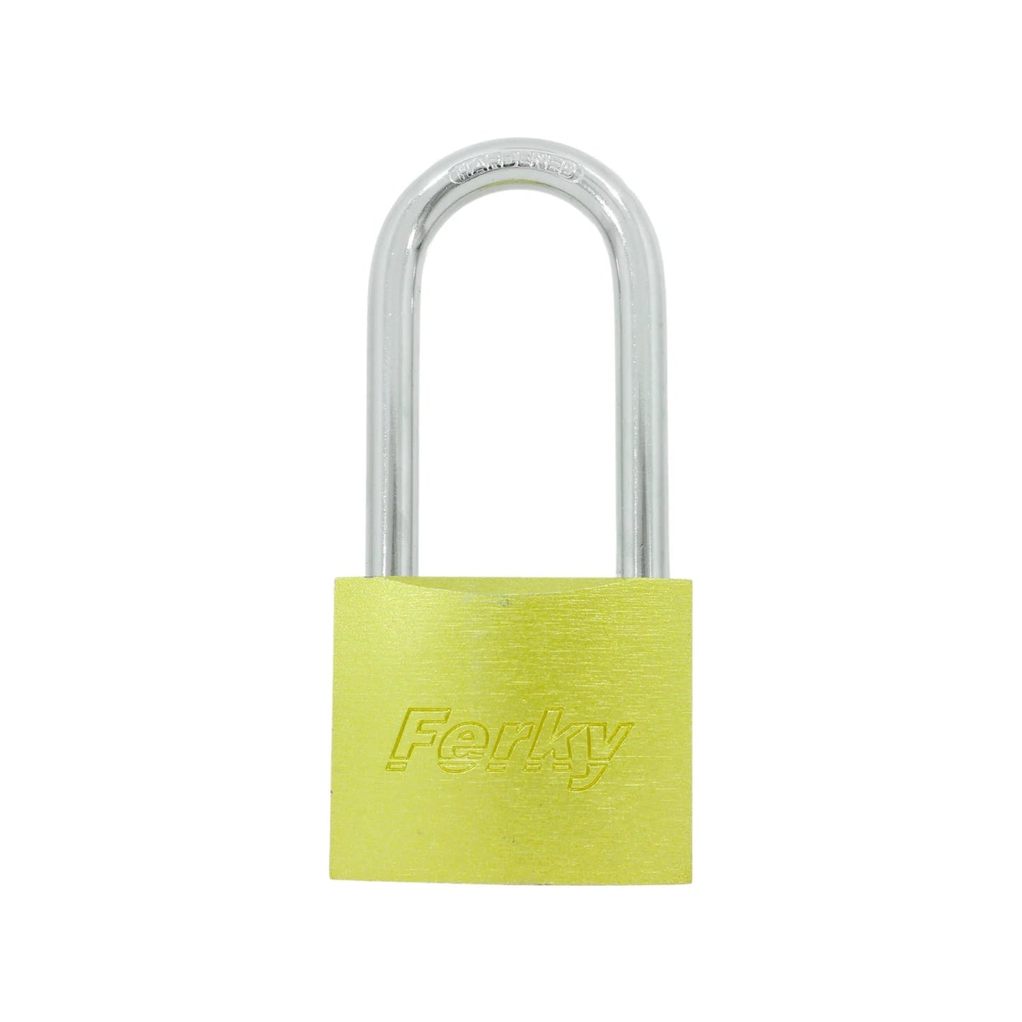 Candado Ferky 25mm de latón con gancho largo endurecido para seguridad