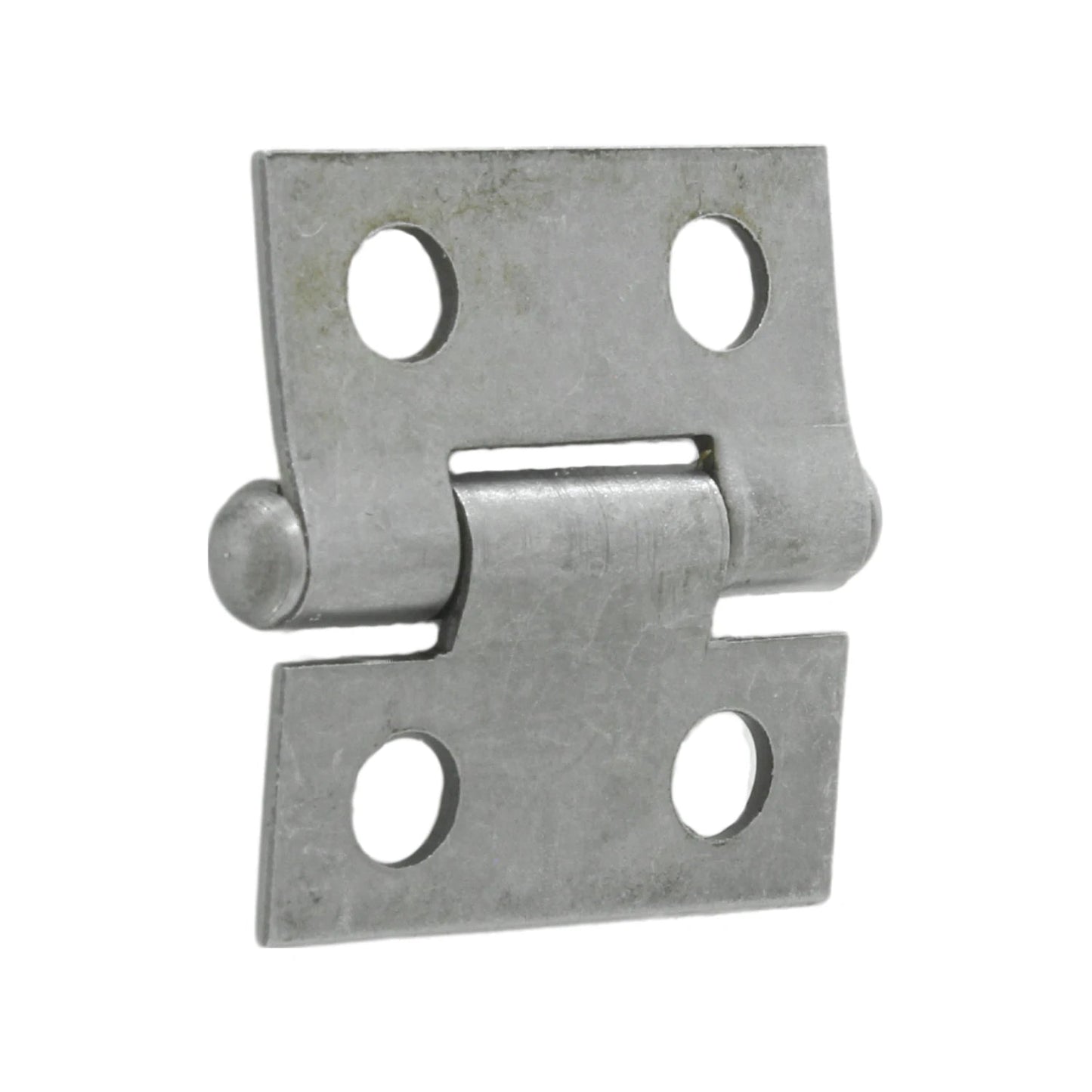 Bisagra de acero satinado de 1 pulgada con 4 orificios para muebles o pequeñas puertas