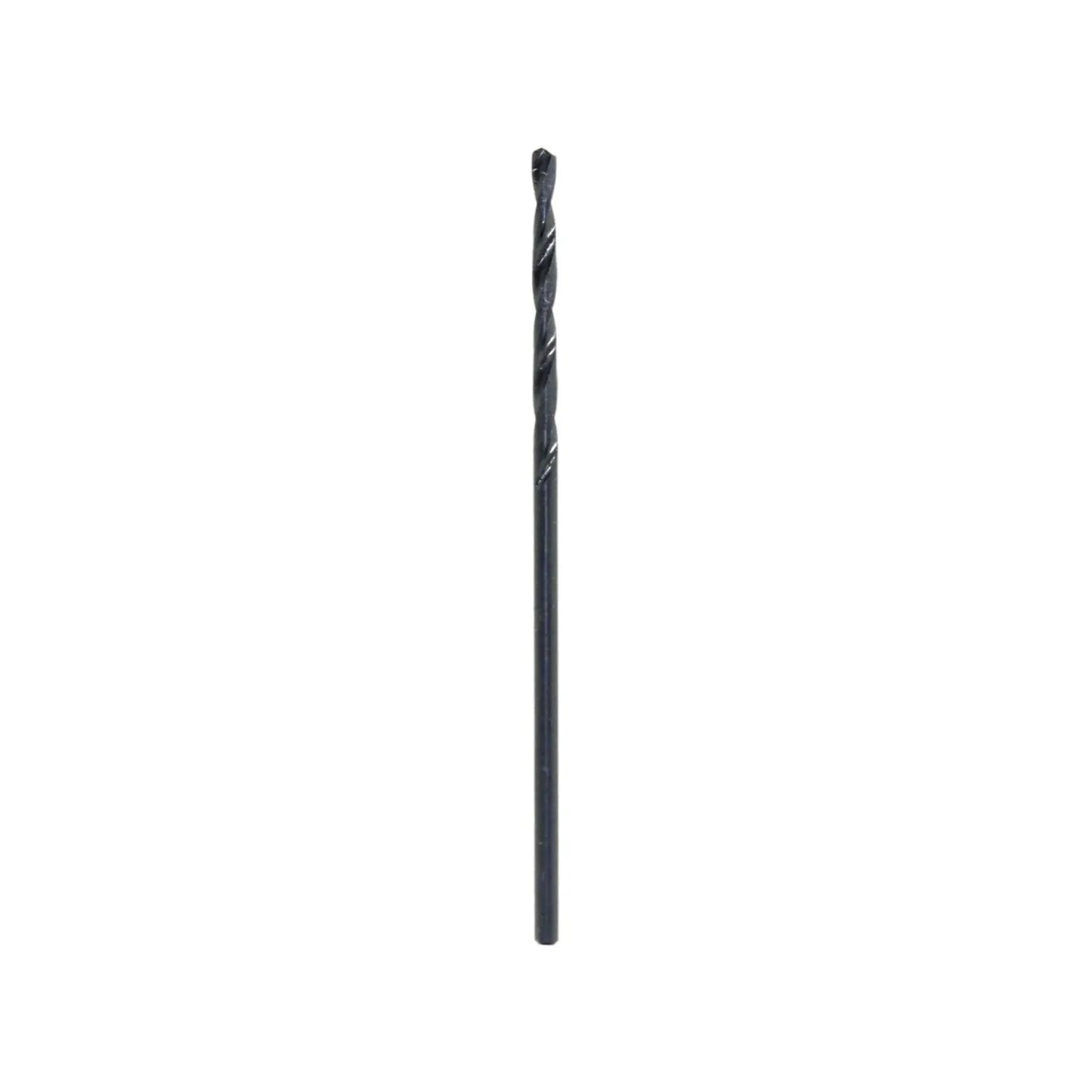 Broca helicoidal para metal de acero rápido color negro acabado pavonado para taladro manual o de banco