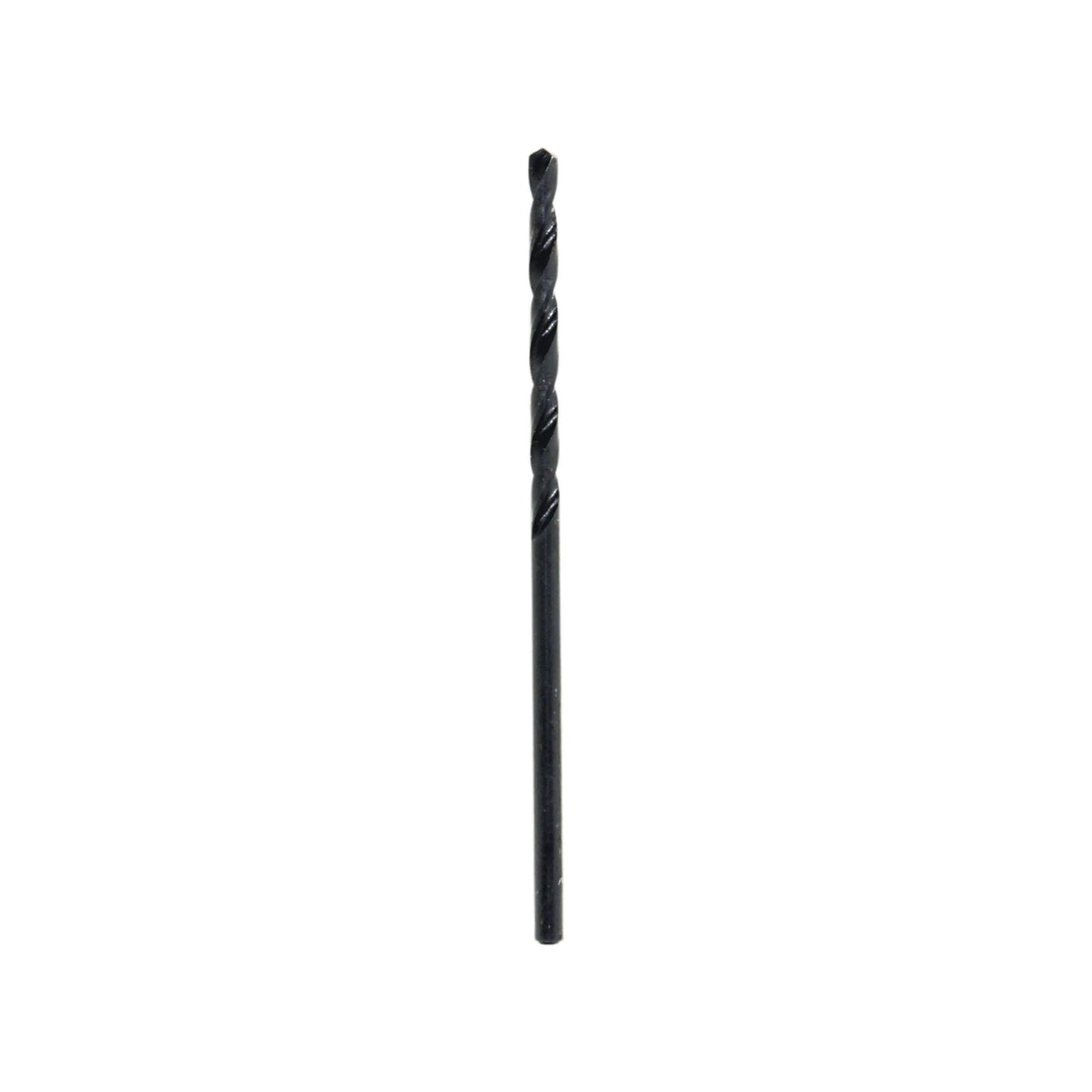 Broca alta velocidad negra 5/64" zanco corto para perforar metal, ángulo 135 grados.