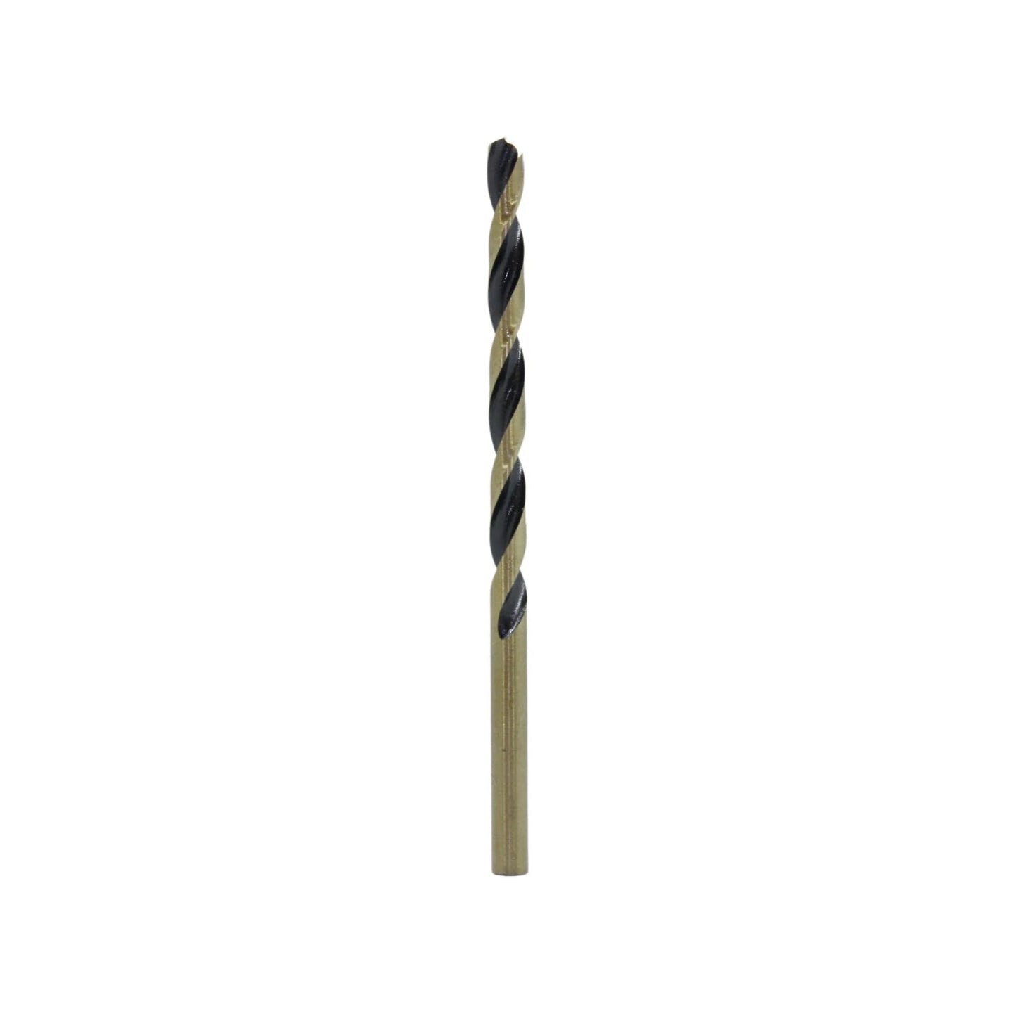Broca de alta velocidad HSS bicolor dorado y negro para perforar metal y madera