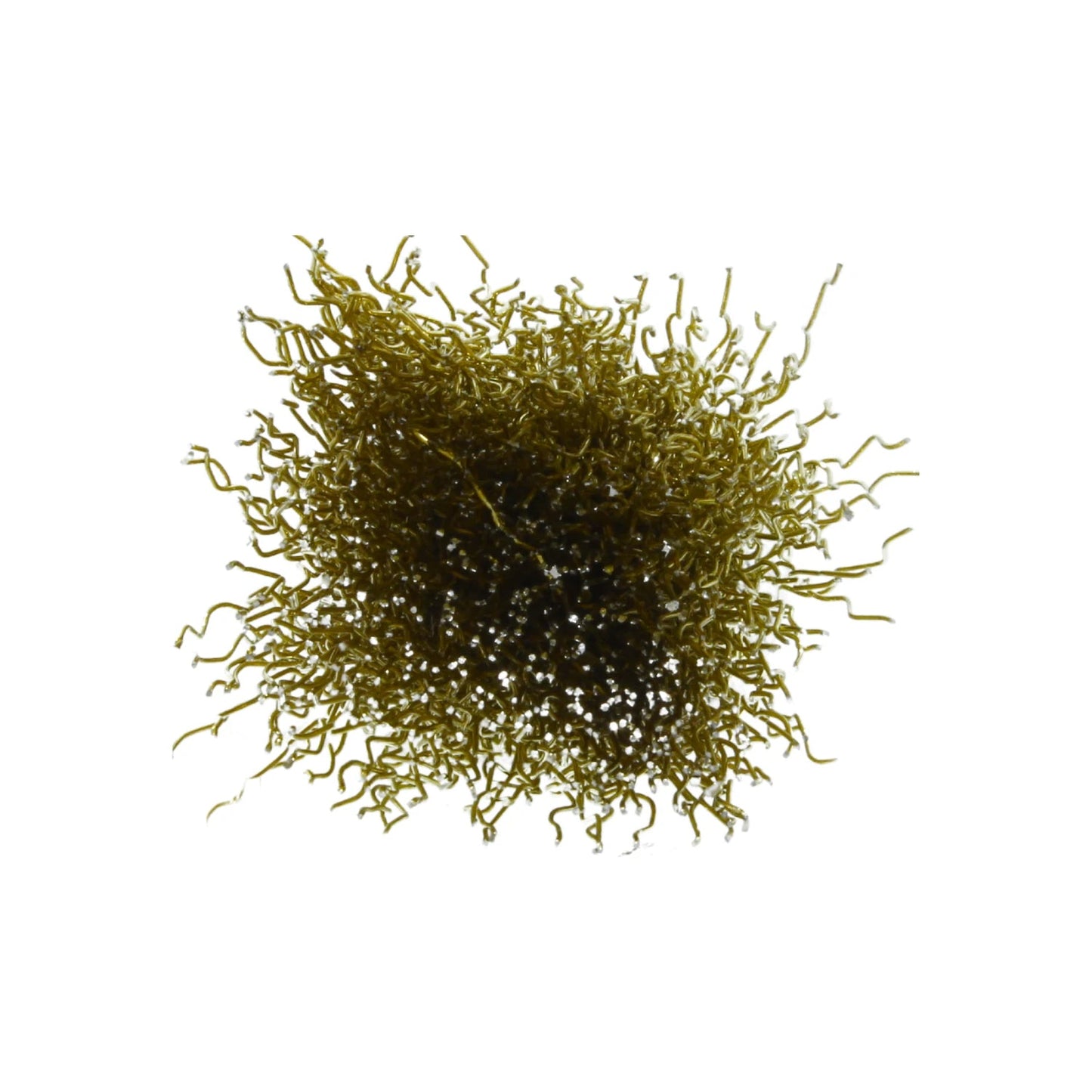 Carda circular de alambre fino, calibre 30, color bronce, para limpieza y pulido de superficies.